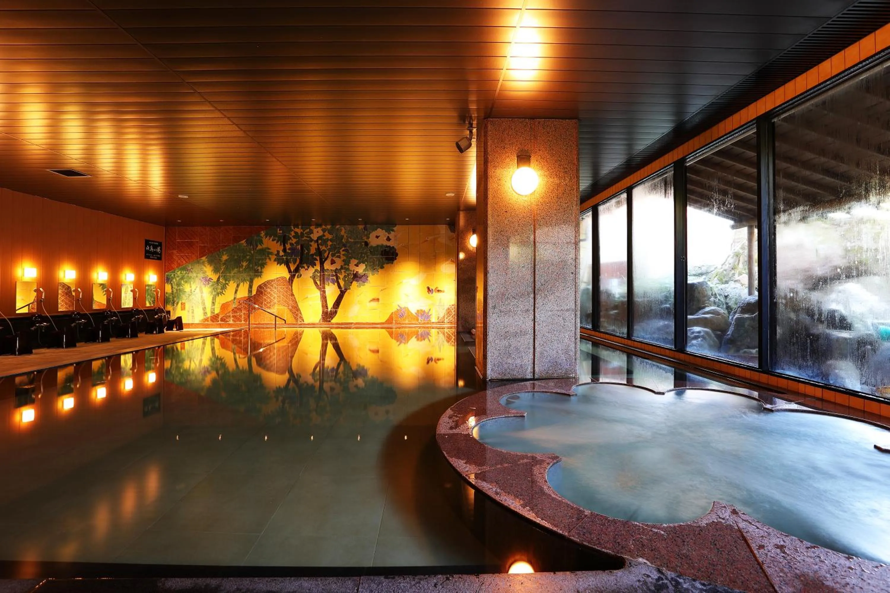 Hot Spring Bath in Manten no Tsujinoya