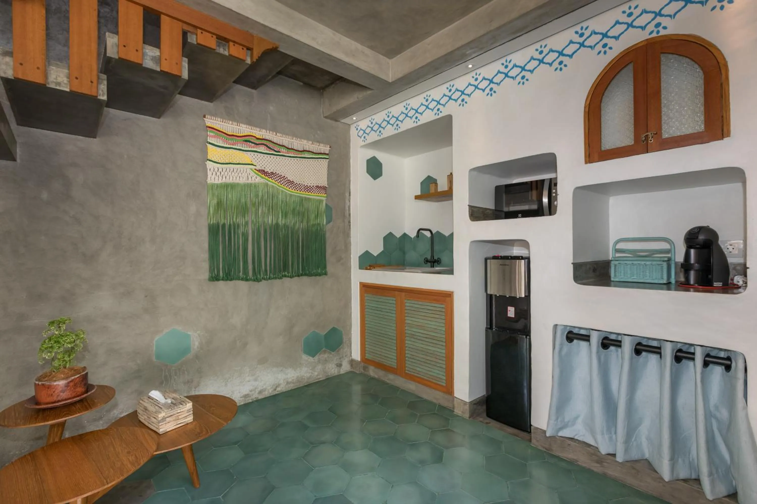 Kitchen or kitchenette in Arkana Village Canggu by Nagisa Bali