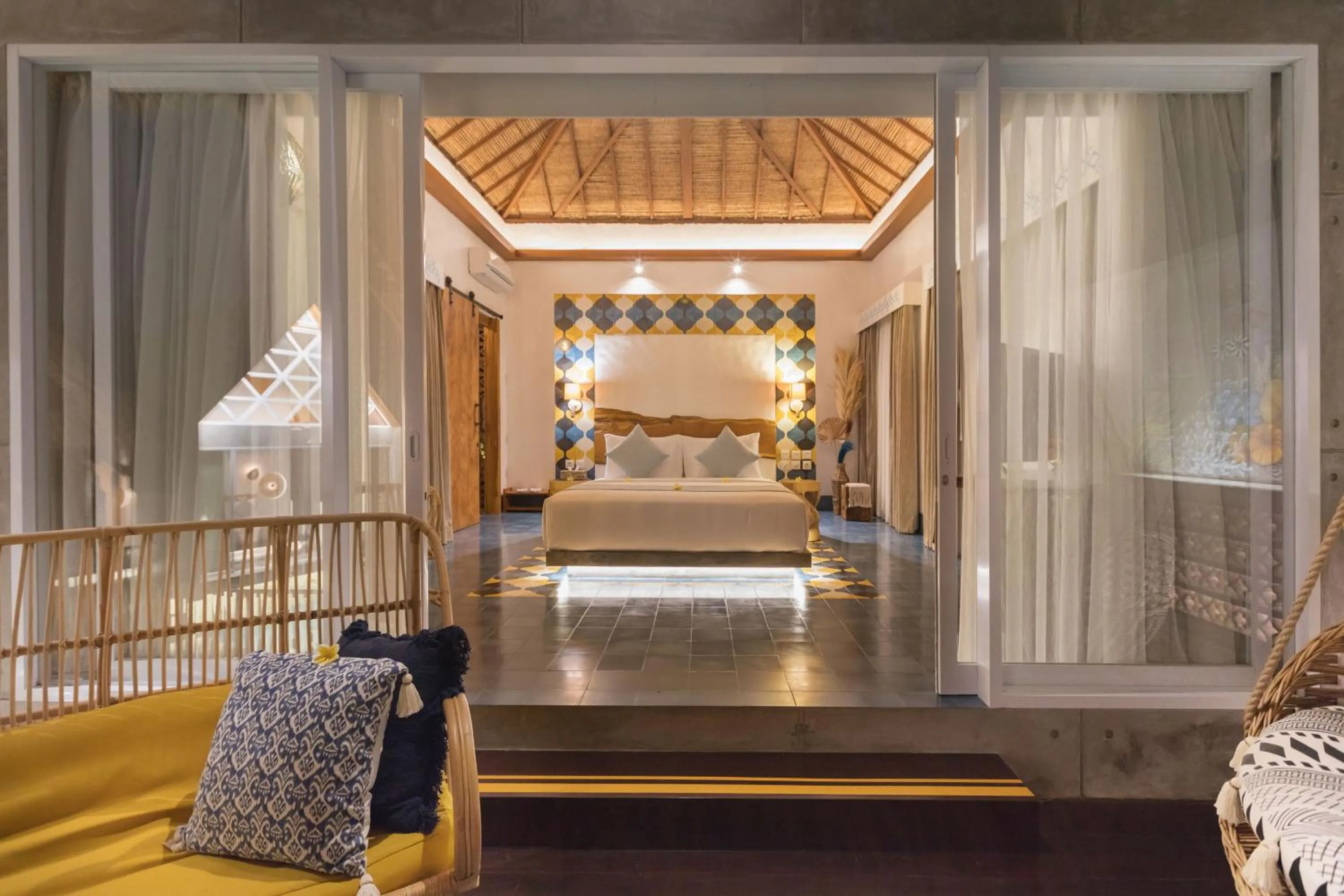 Patio, Bed in Arkana Village Canggu by Nagisa Bali