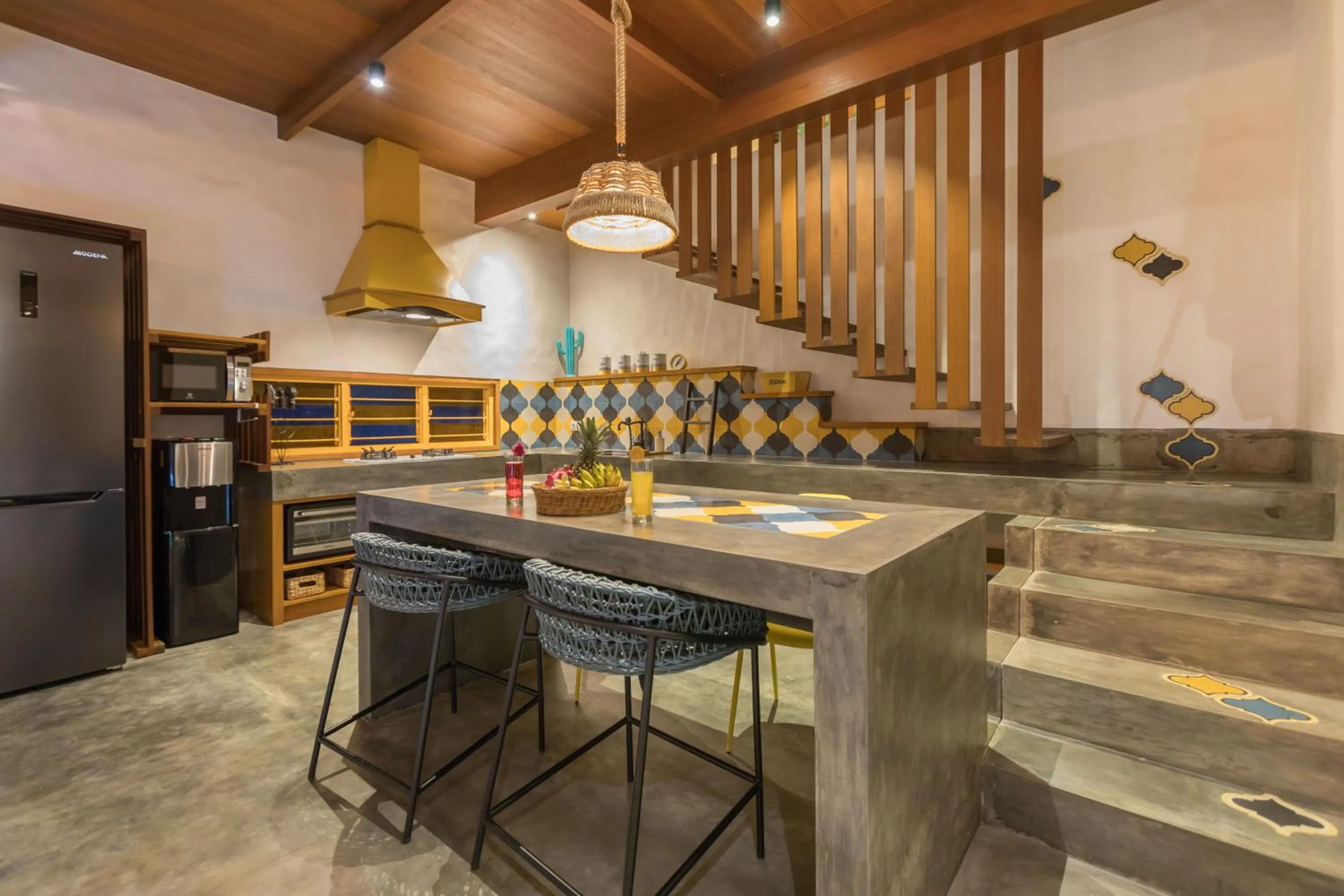 Kitchen or kitchenette in Arkana Village Canggu by Nagisa Bali
