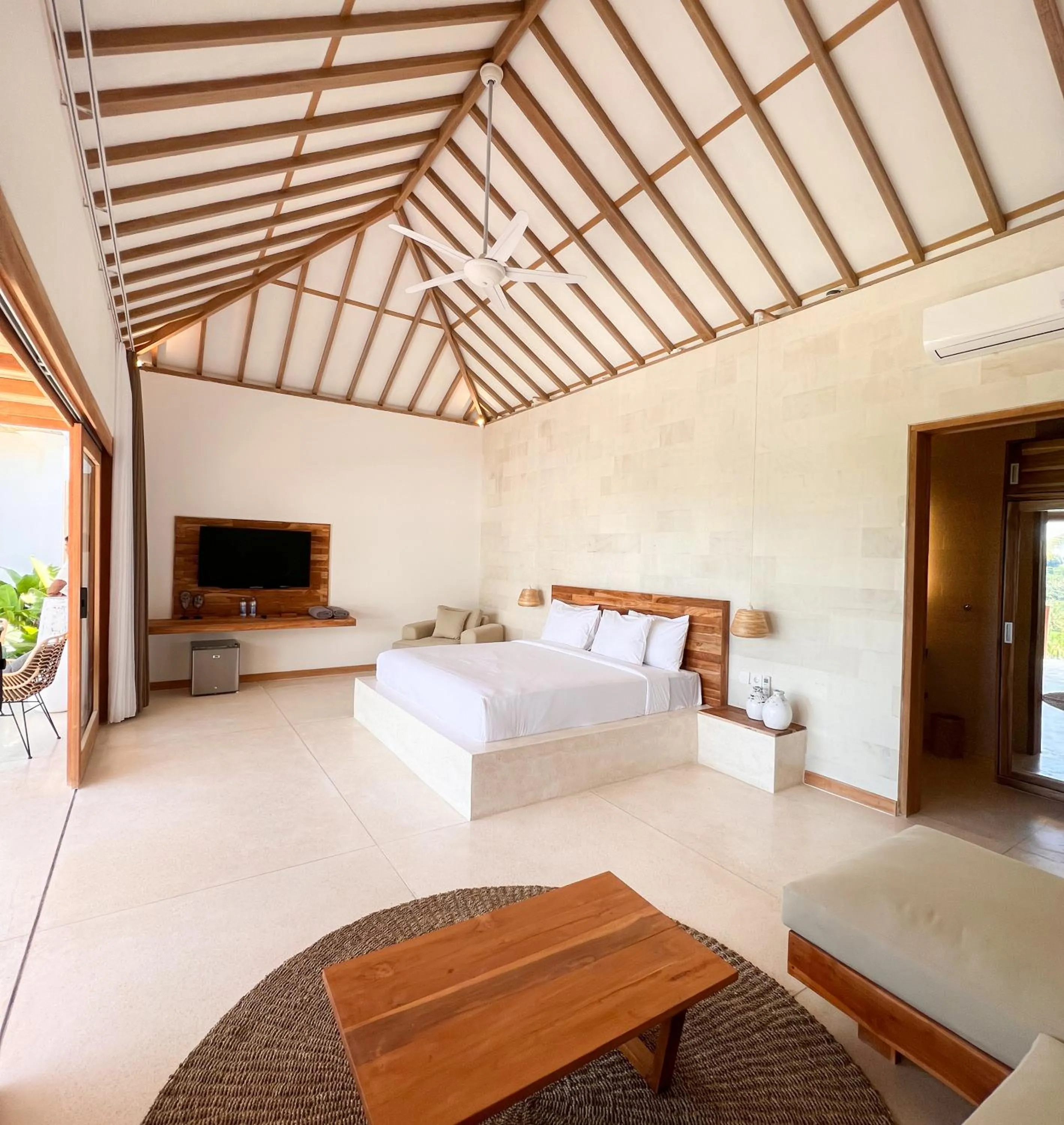 Living room, Bed in Neano Escape