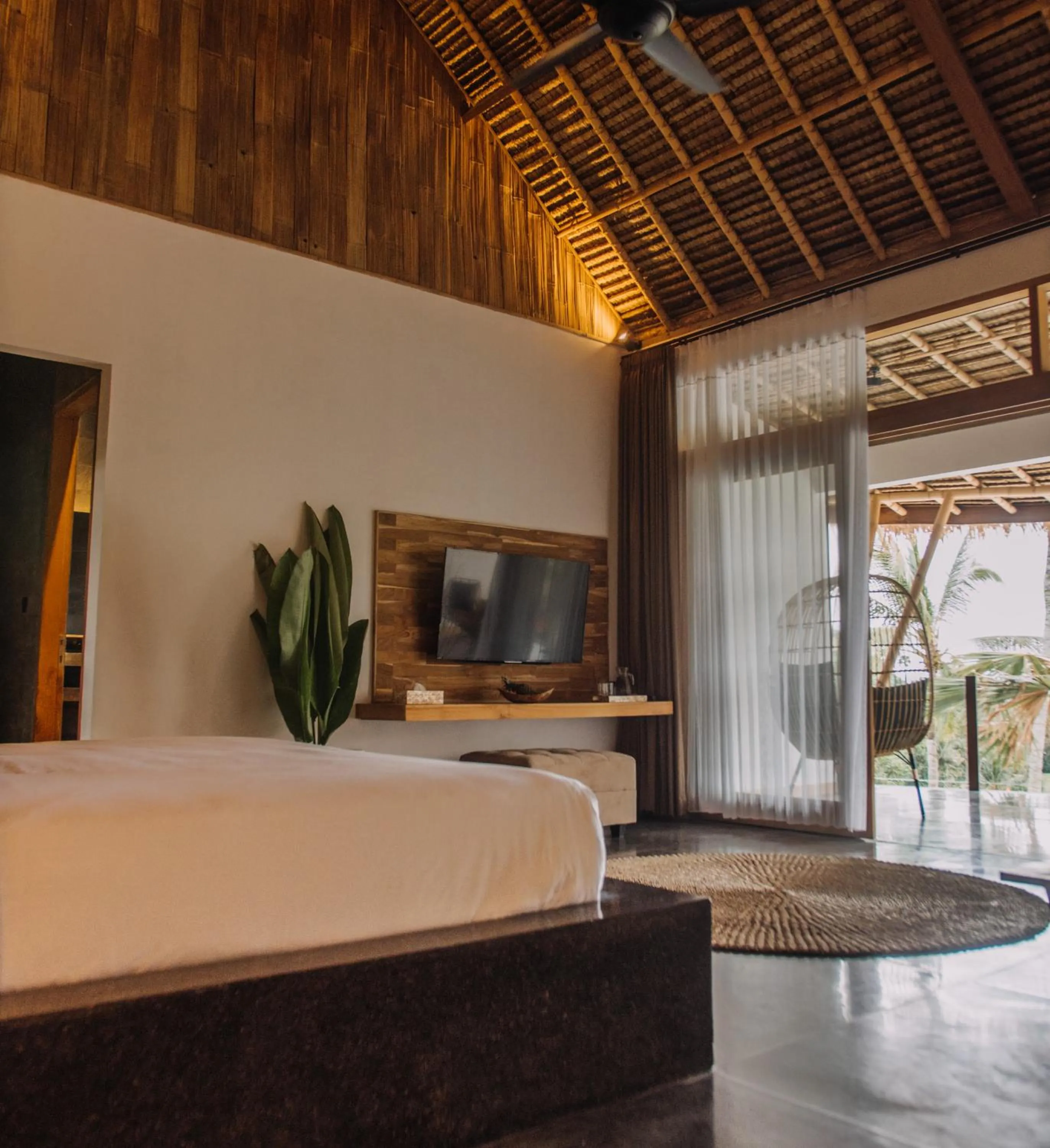 Living room, Bed in Neano Escape