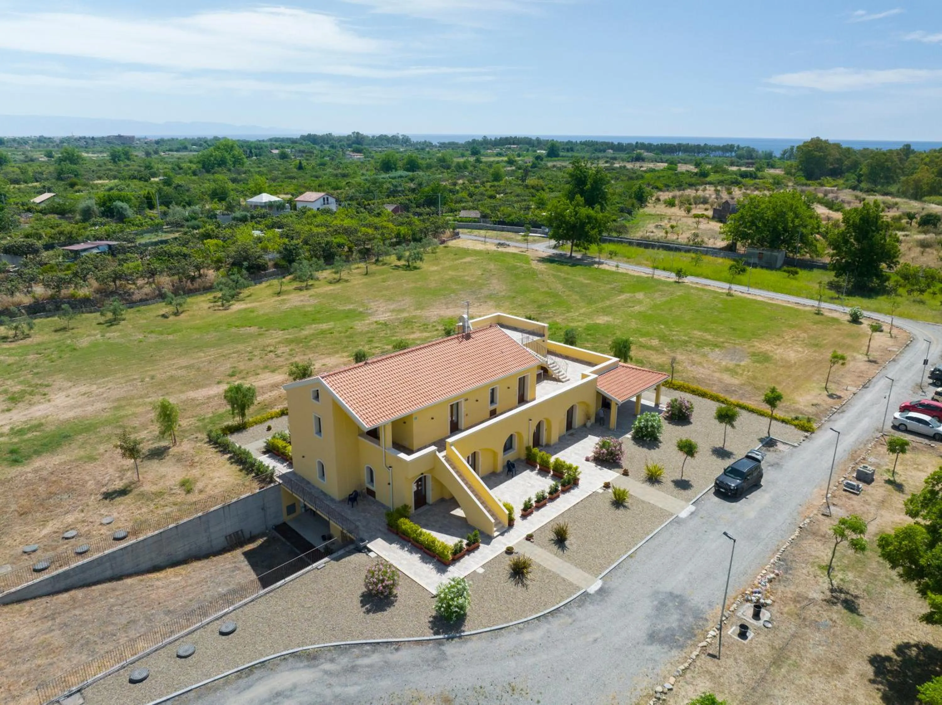 Bird's eye view in Minissale Farmhouse