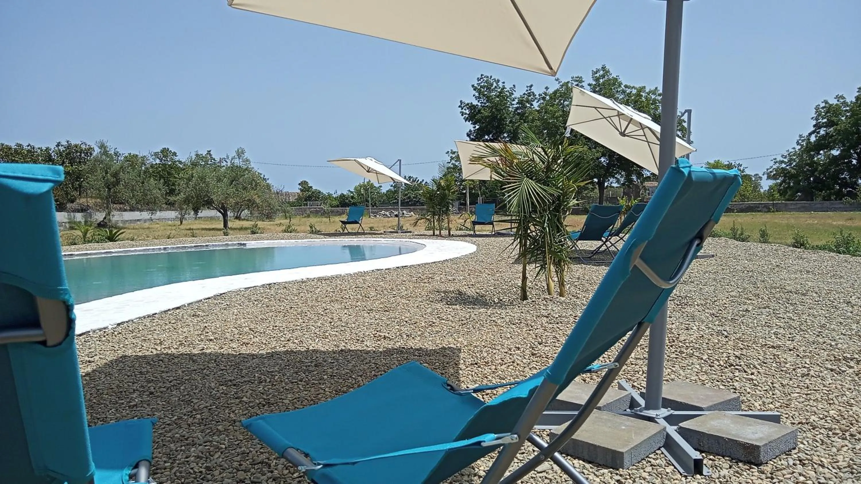 Swimming pool in Minissale Farmhouse