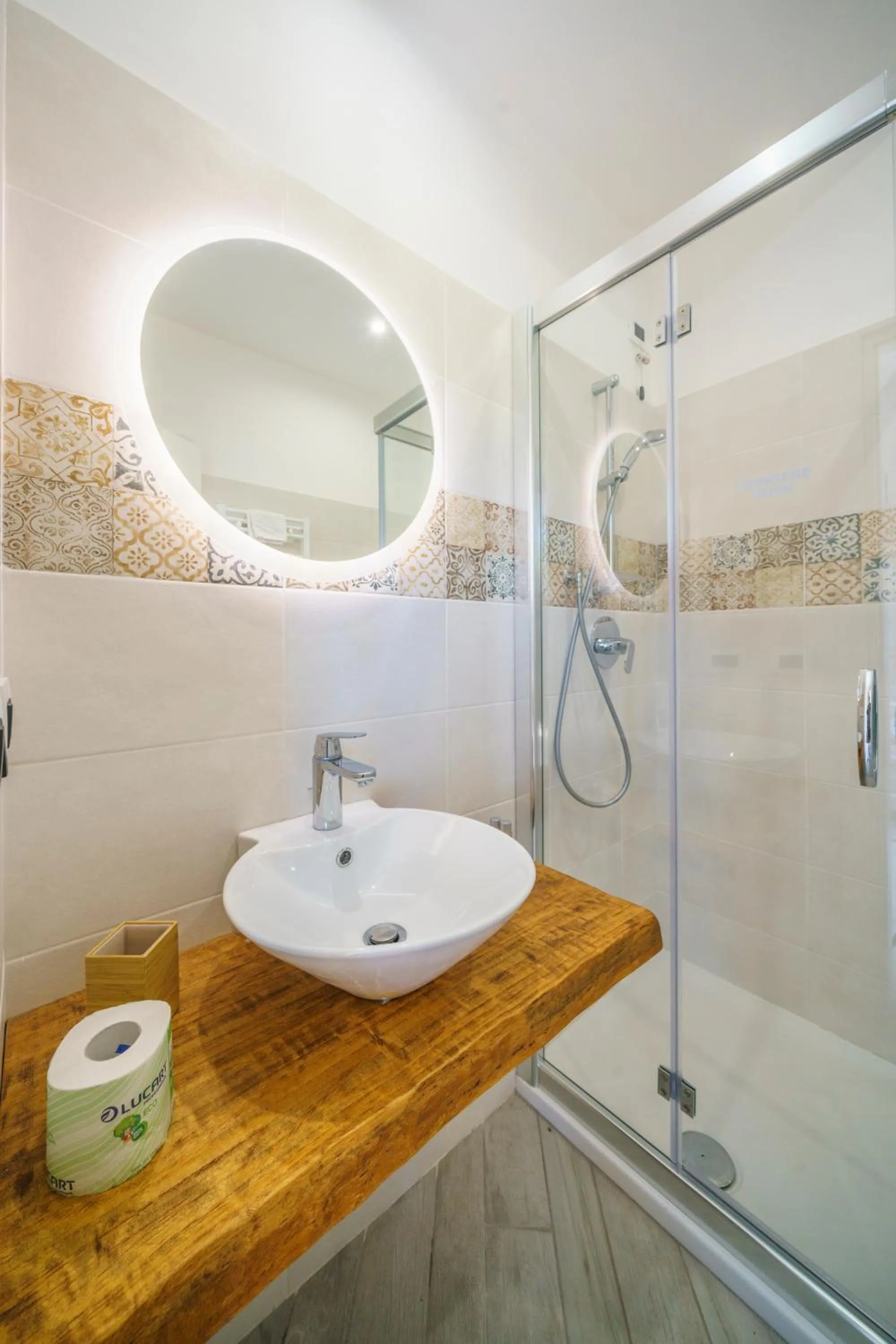Bathroom in Minissale Farmhouse