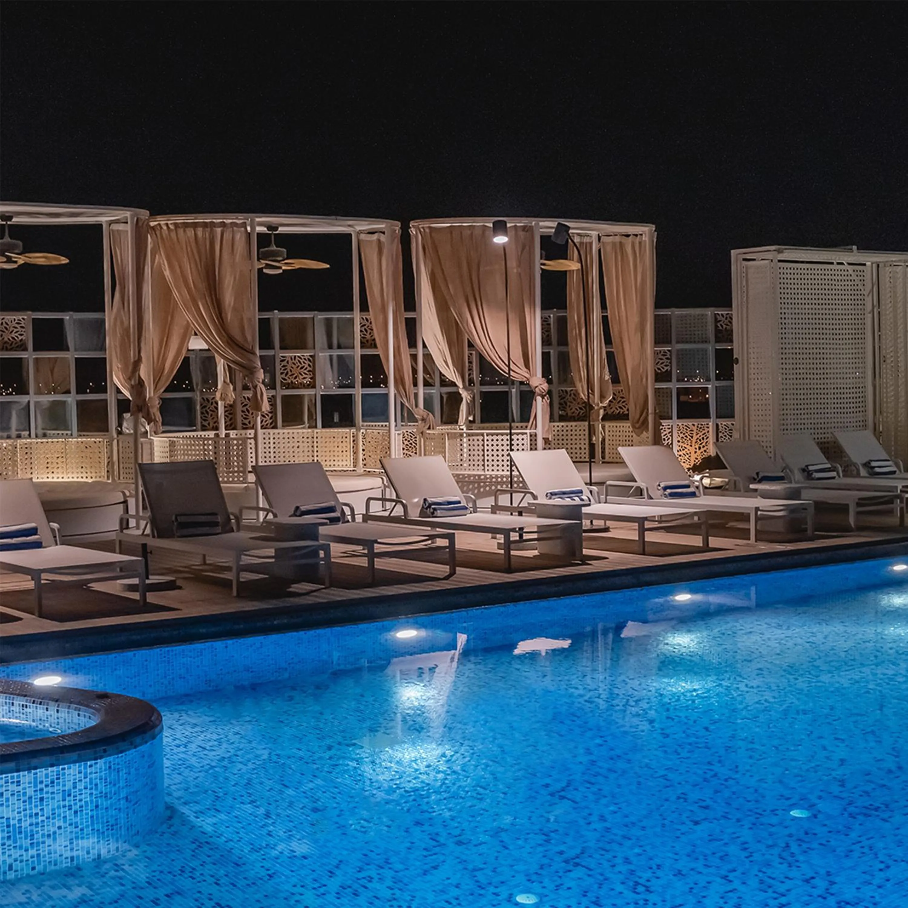 Swimming pool in The House Hotel Al Khiran