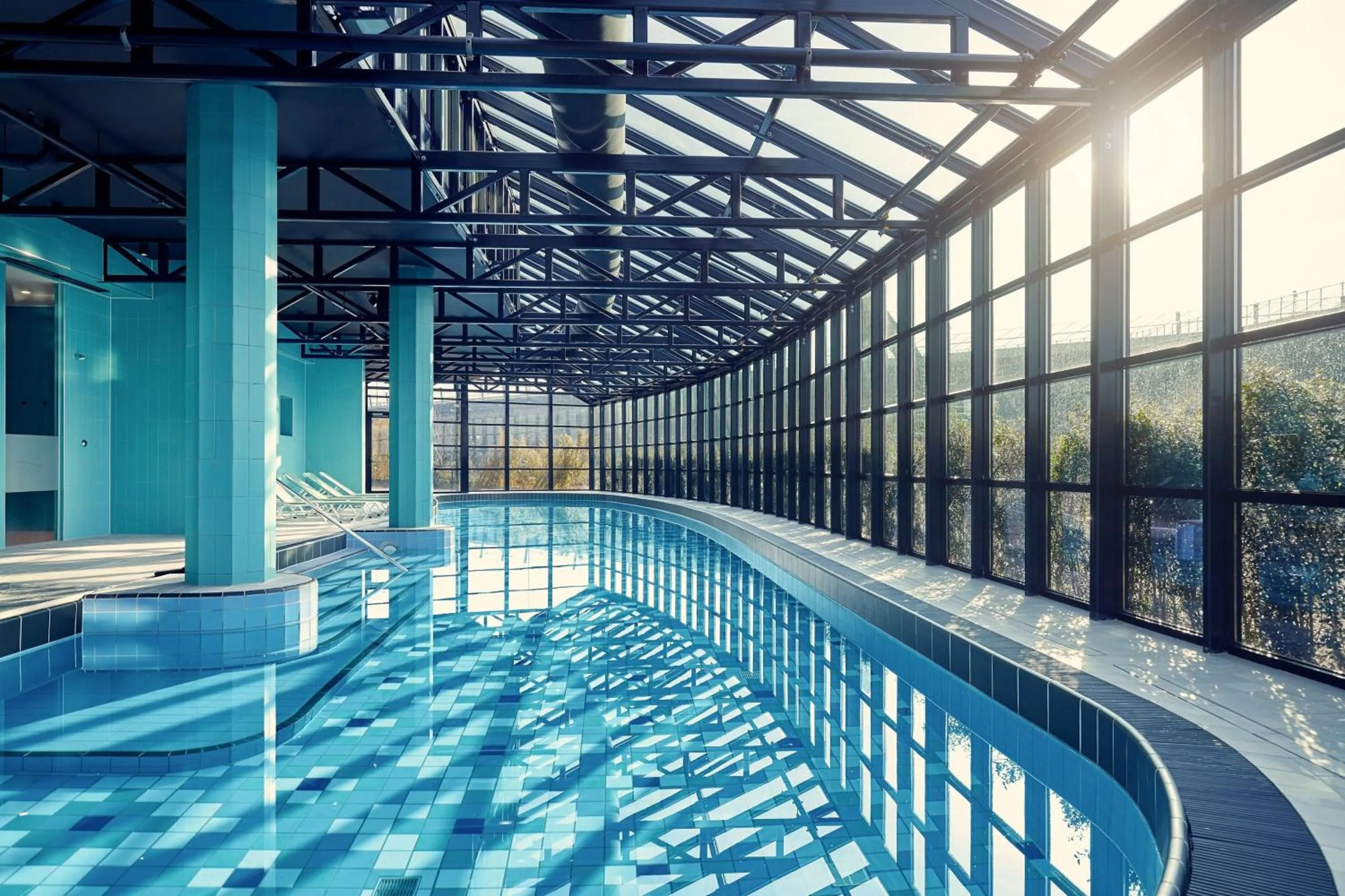 Swimming pool in Corendon Apartments Amsterdam Schiphol Airport
