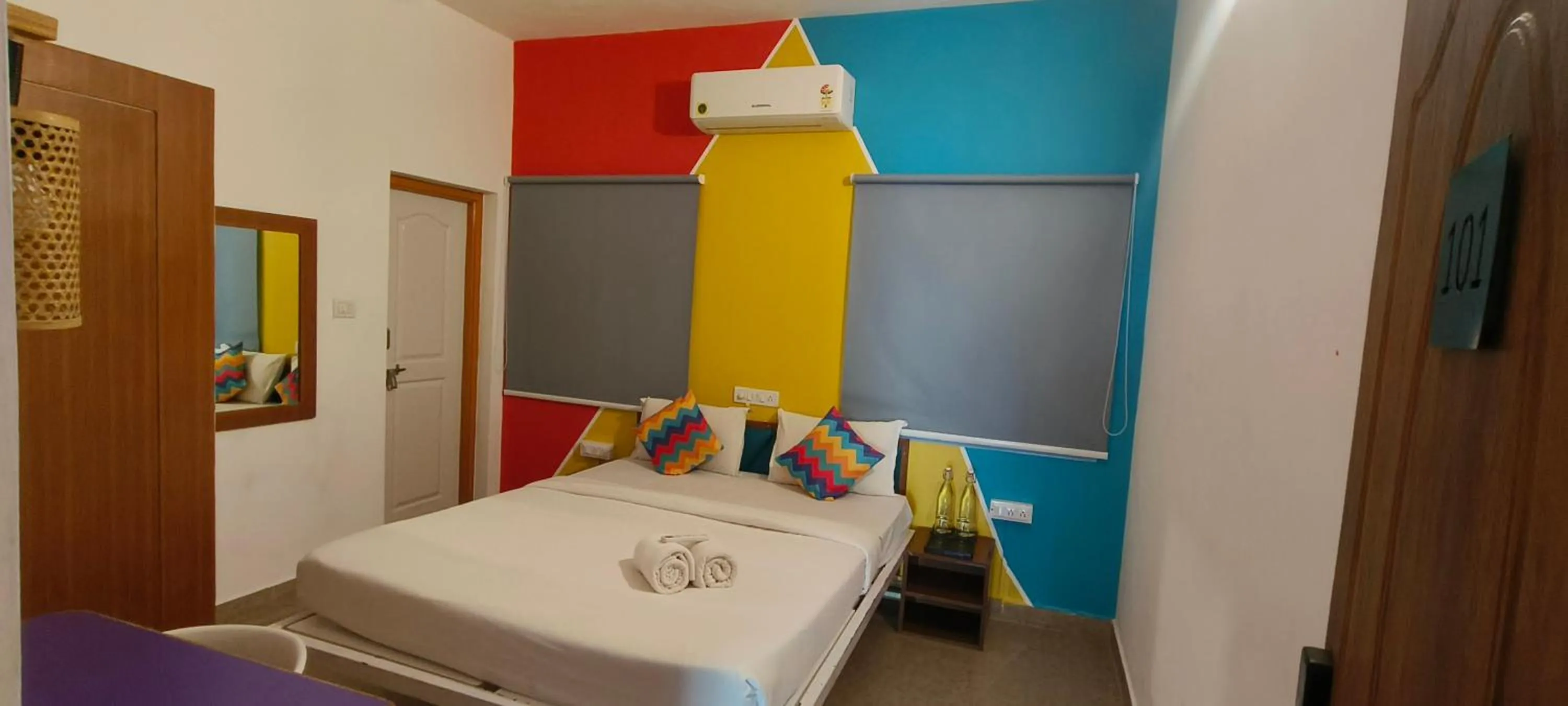 Bed in goSTOPS Coorg