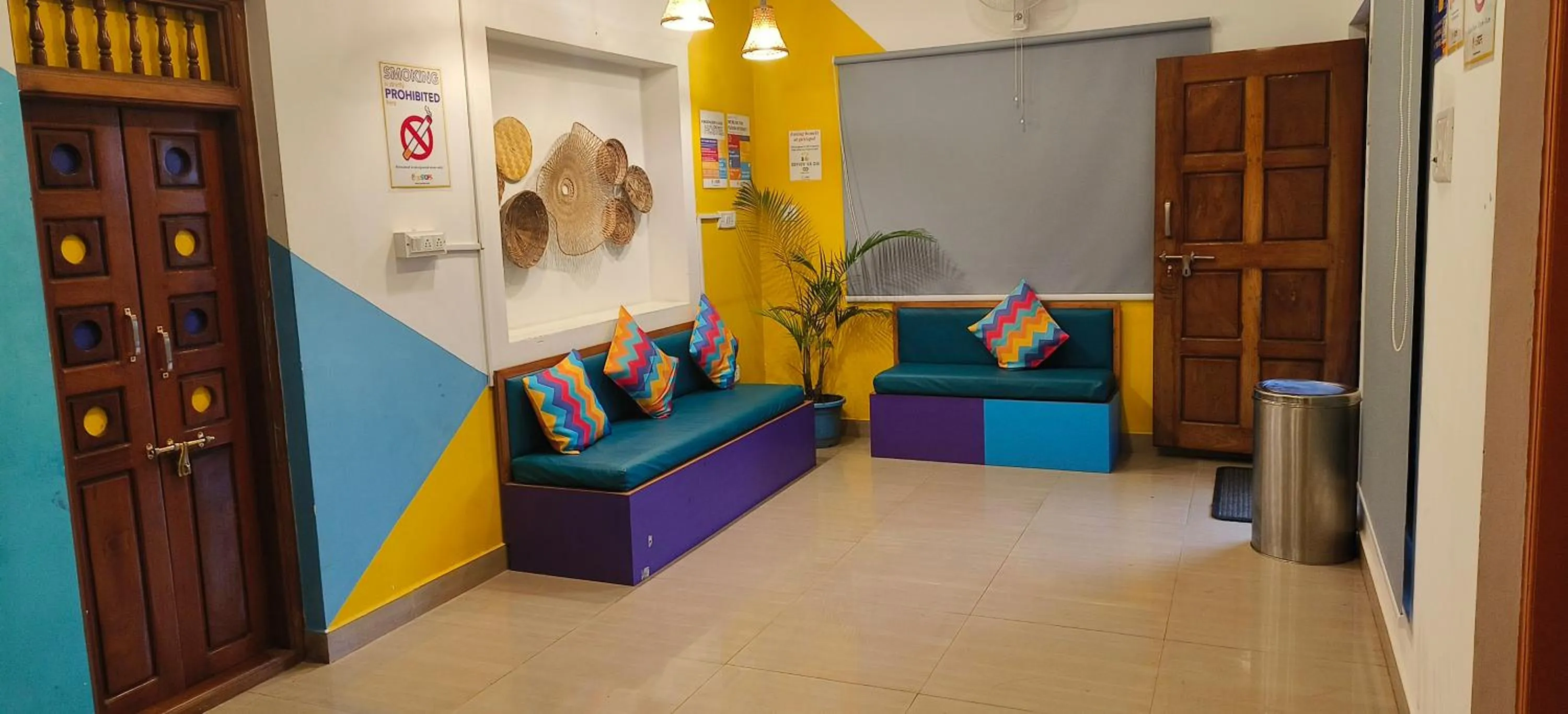 Seating area in goSTOPS Coorg