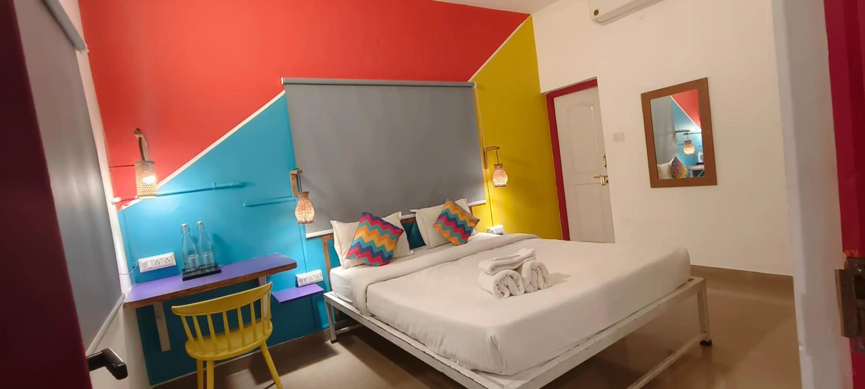 Bed in goSTOPS Coorg