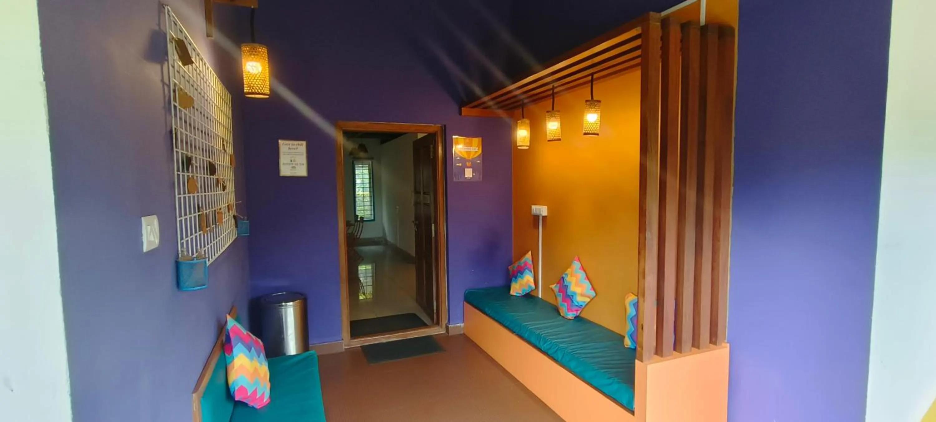 Seating area in goSTOPS Coorg