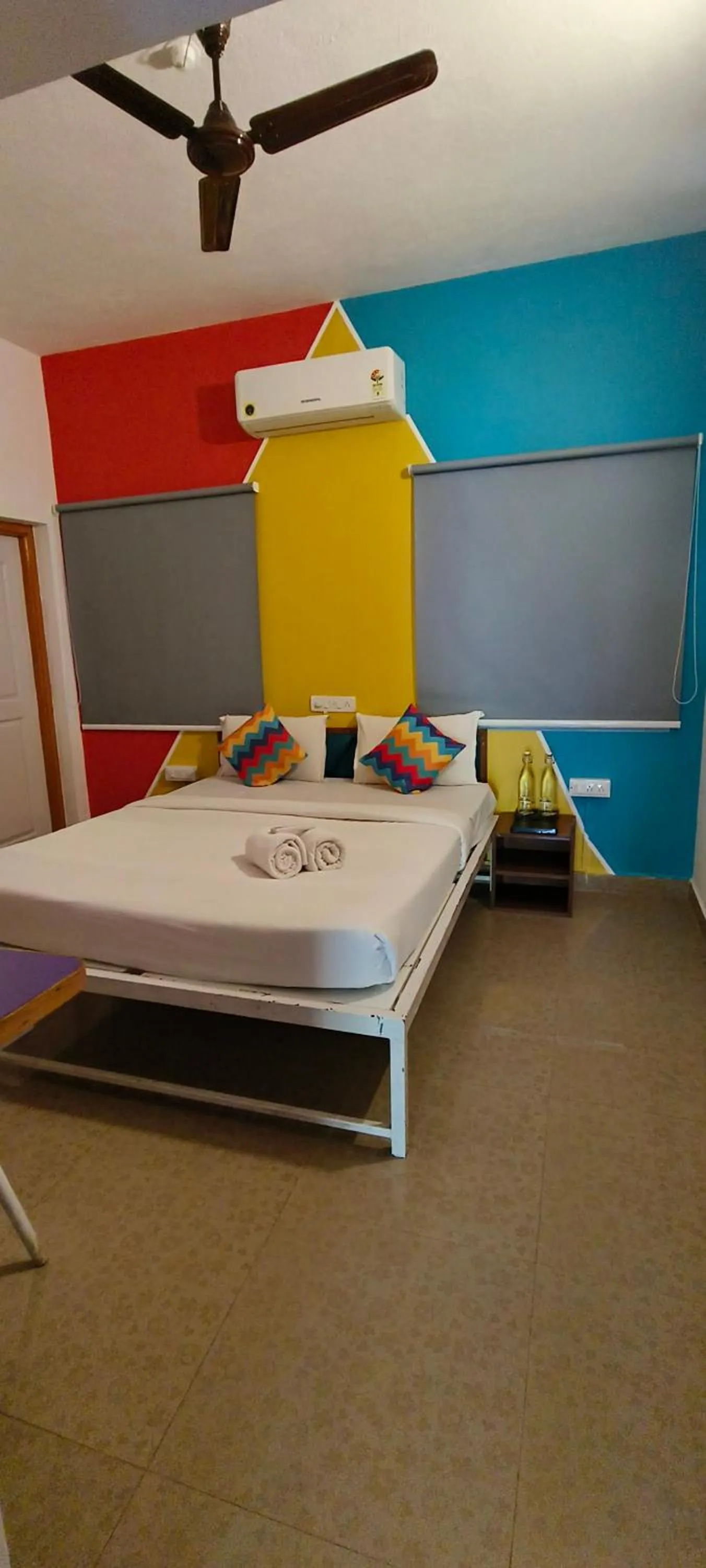 Bed in goSTOPS Coorg