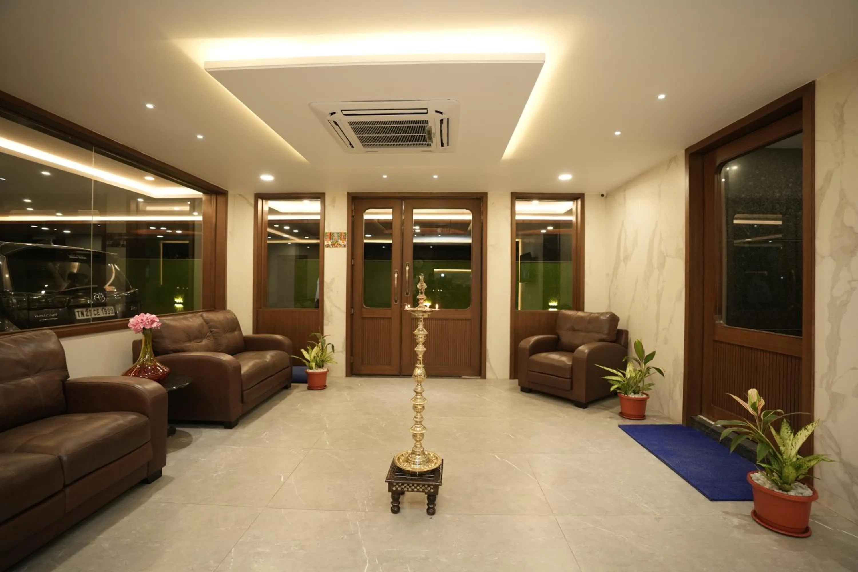 Lobby or reception in GRAND GANPAT