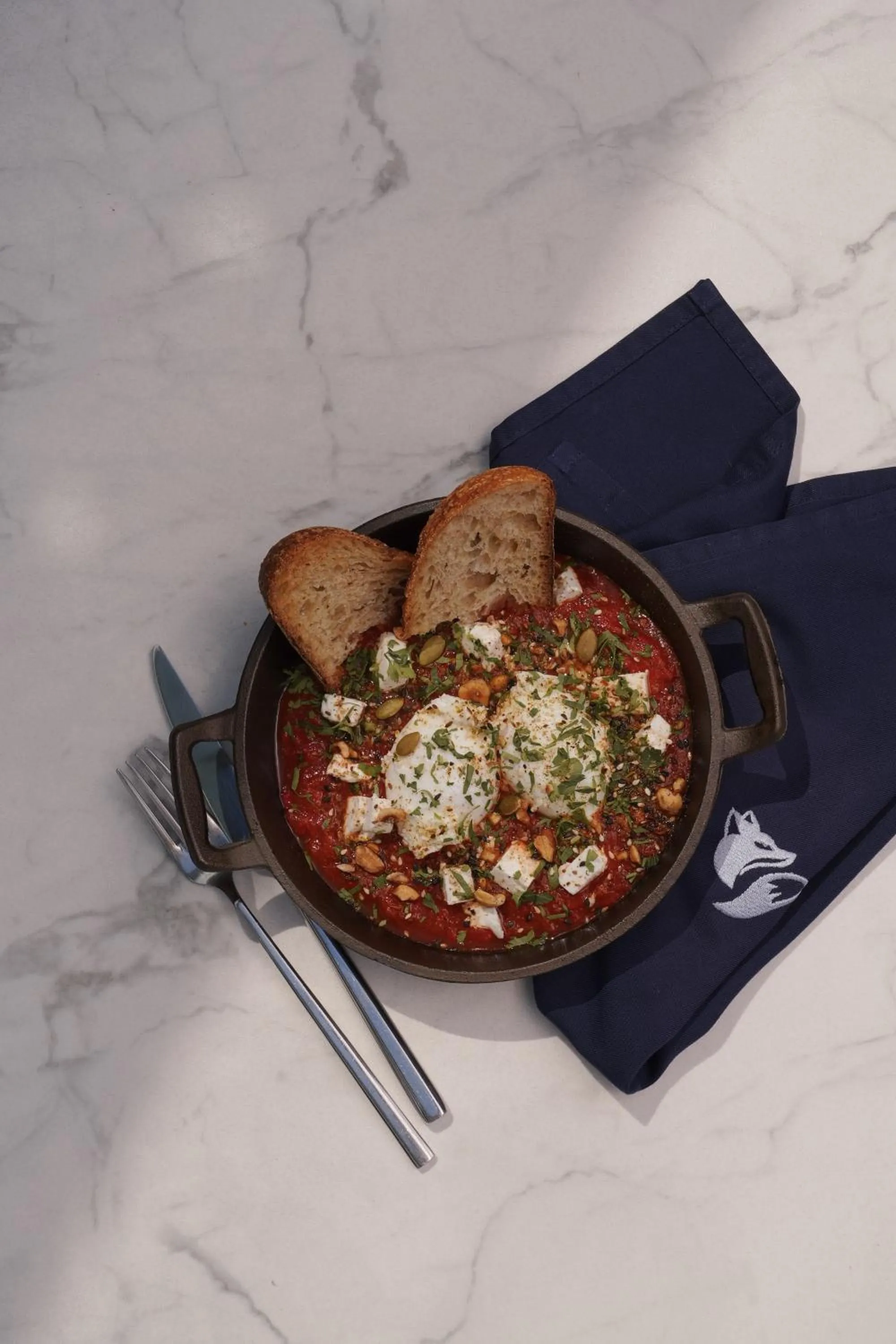 Breakfast in The Blue Fox Hotel