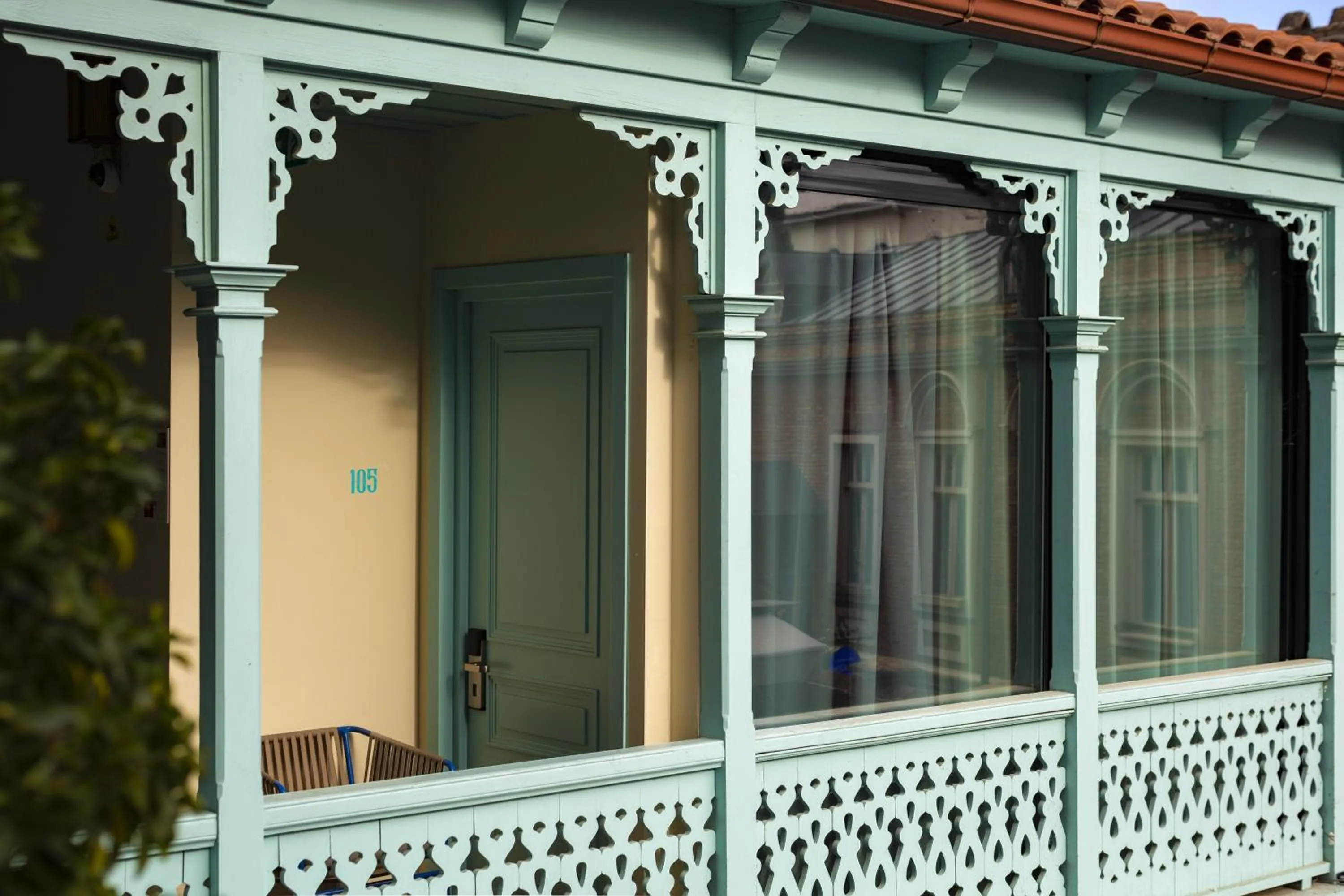 Balcony/Terrace in The Blue Fox Hotel
