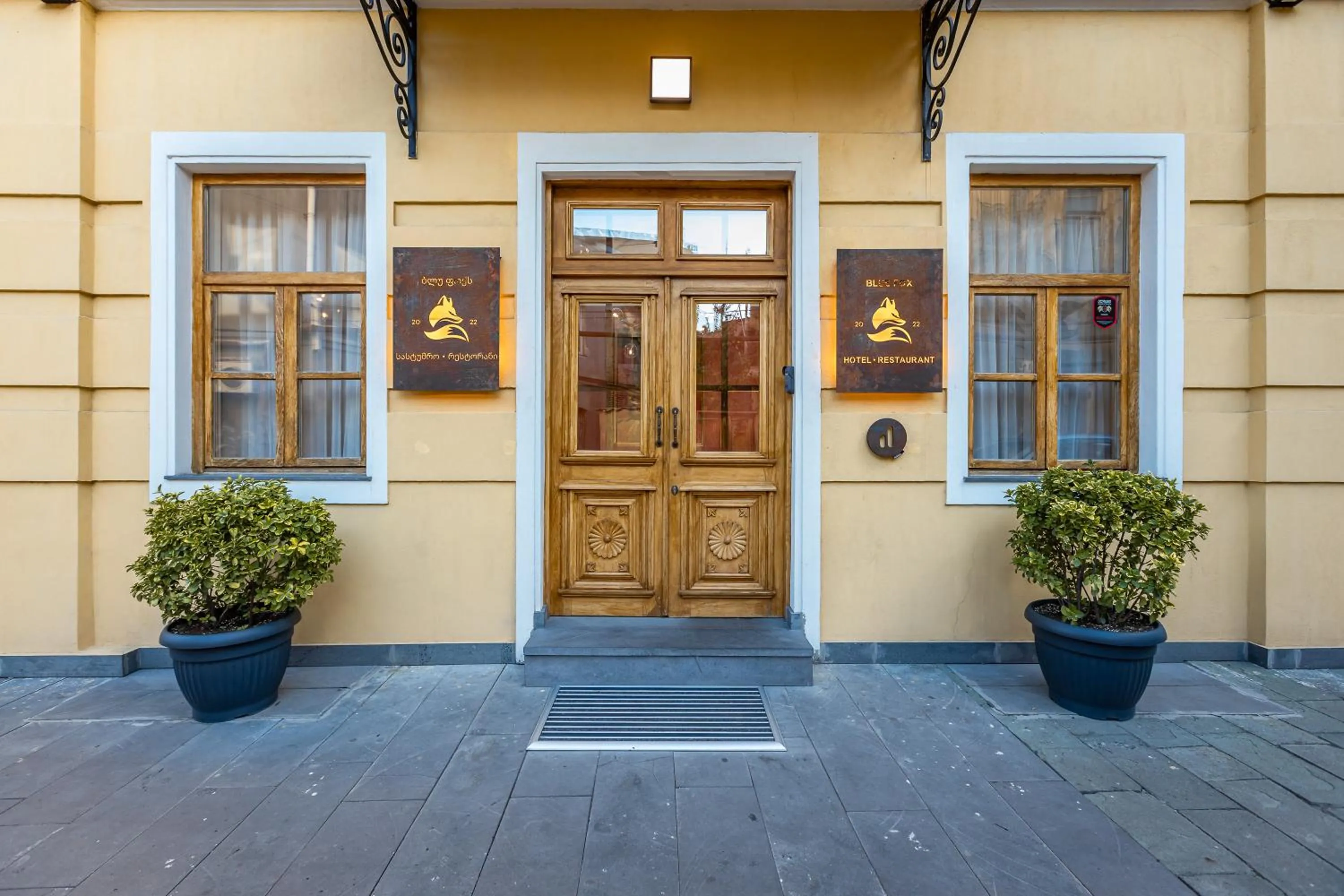 Property building in The Blue Fox Hotel