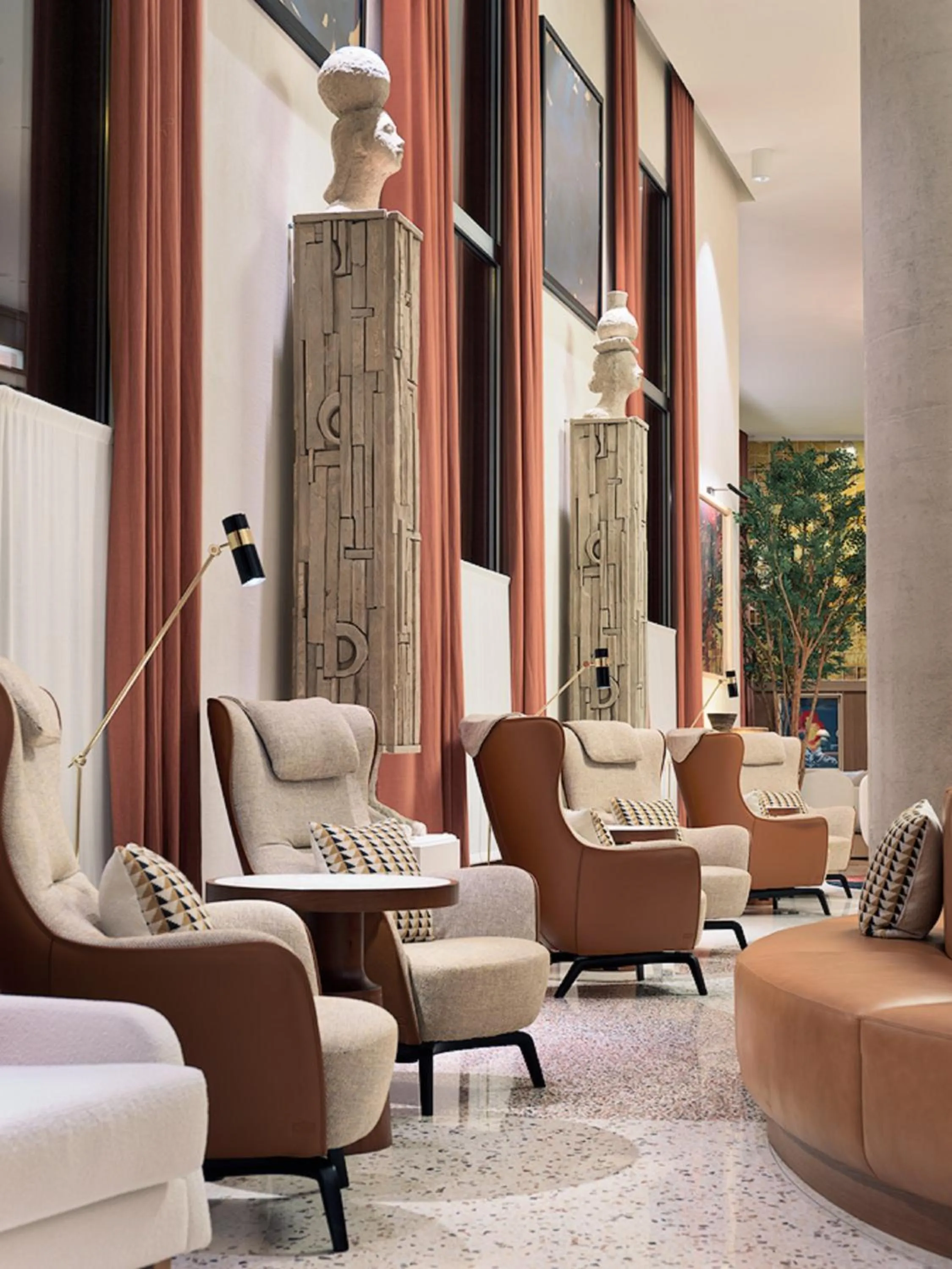 Lobby or reception in H10 Croma Málaga