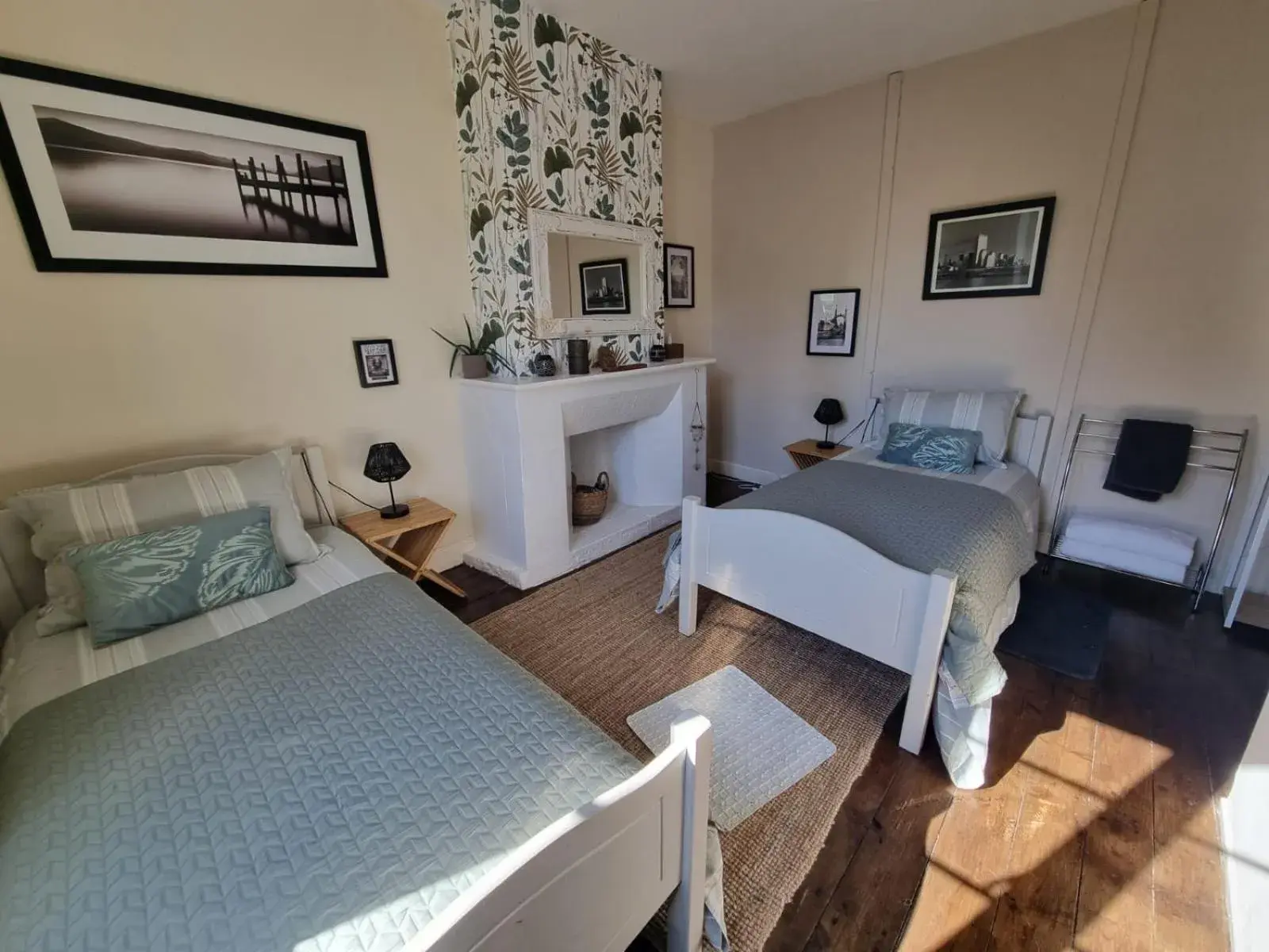 Twin Room with Garden View in L'AnciennePoste Twin Room with Garden View in L'AnciennePoste