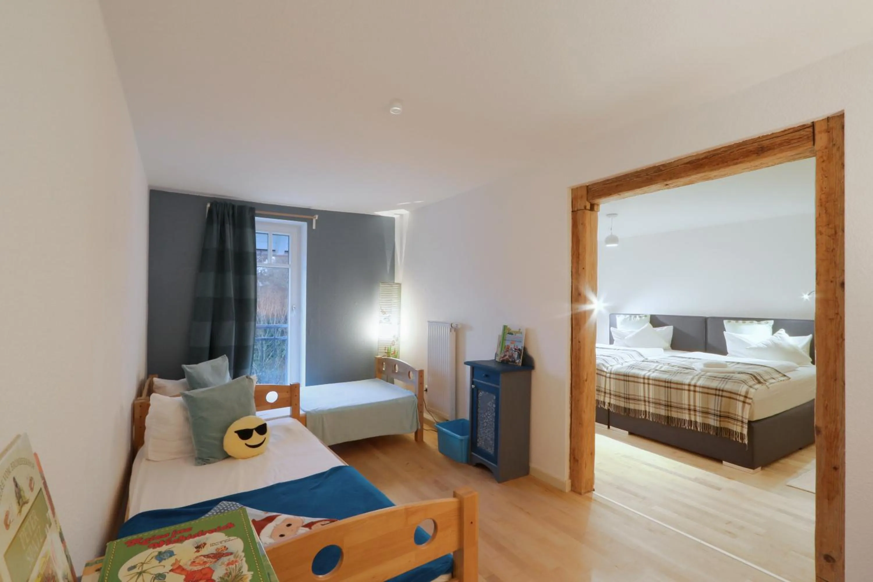 Bed in Harz-Urlaubs-Alm Hotel & Ferienhäuser