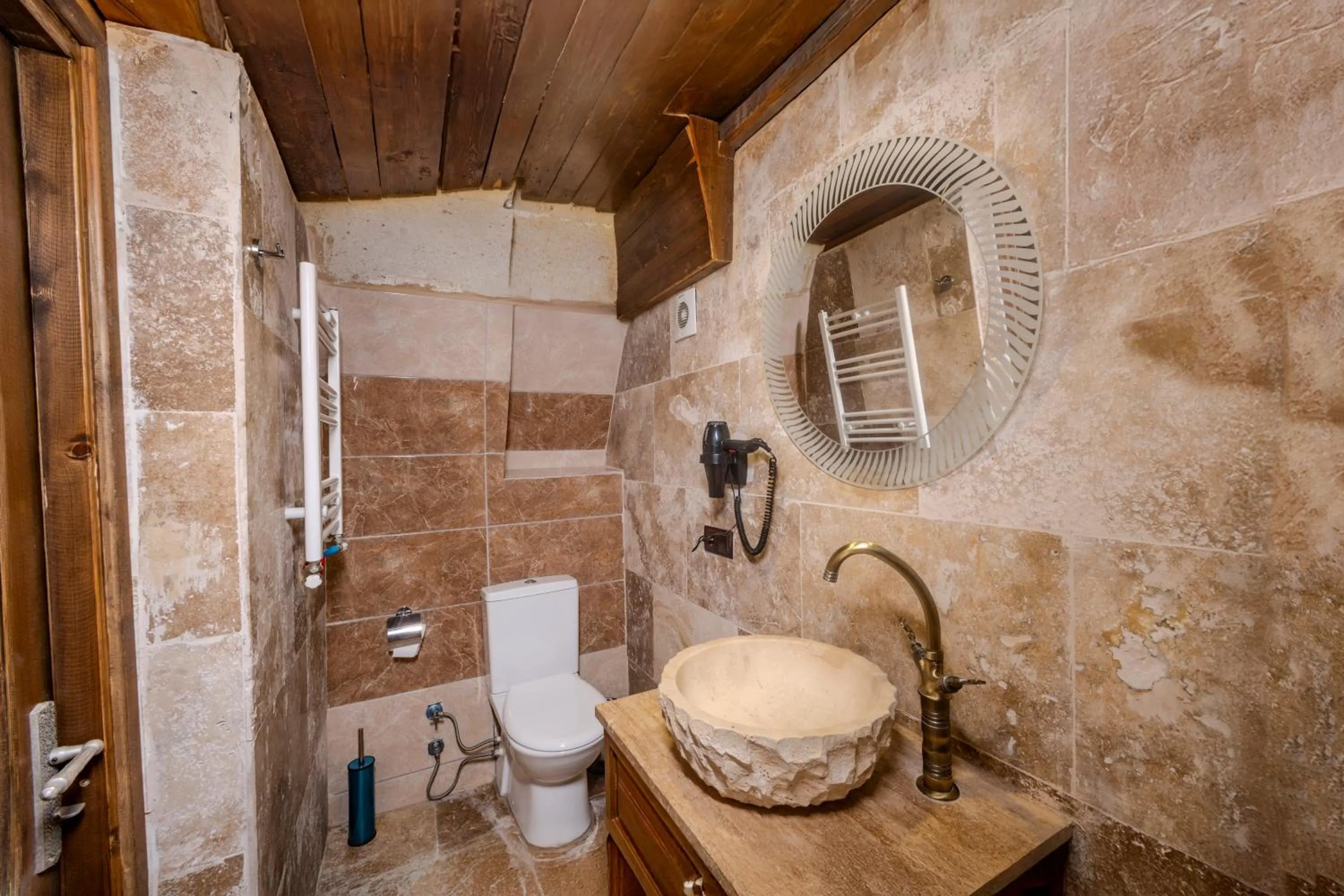 Bed in Zula Cave House