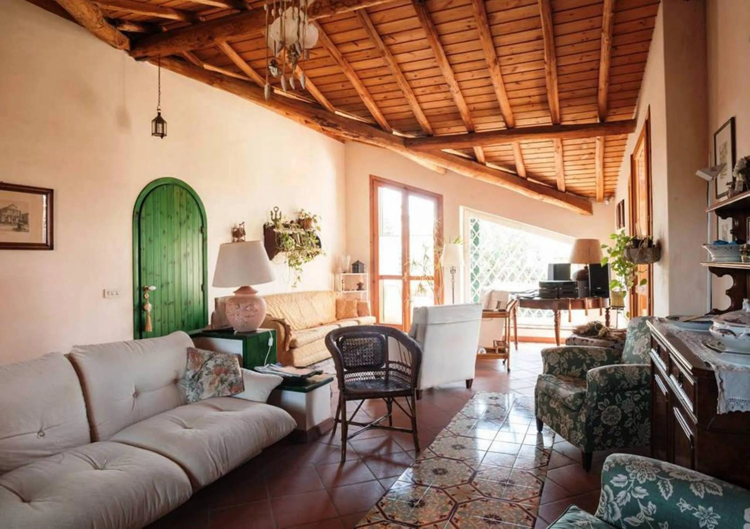 Living room in B&B La Casa del Ficus