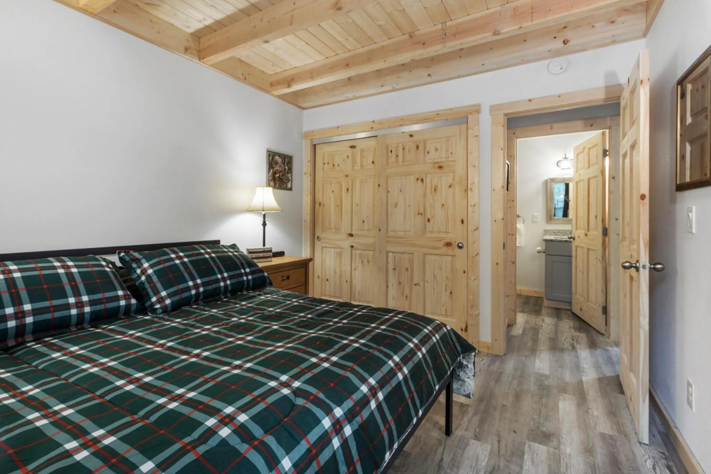 Bed in Kelton's Cabin