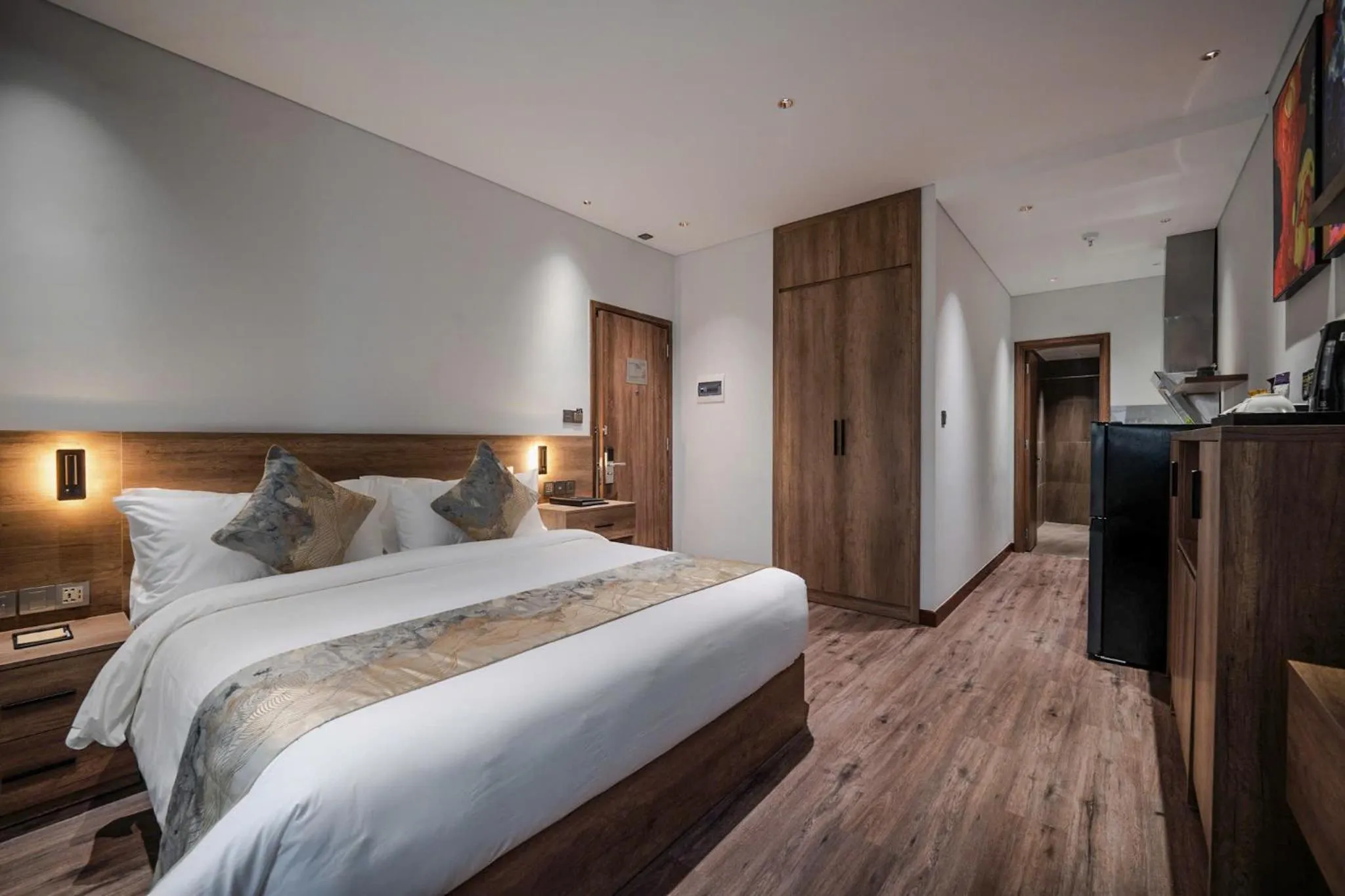 Photo of the whole room, Bed in The Dream Suite