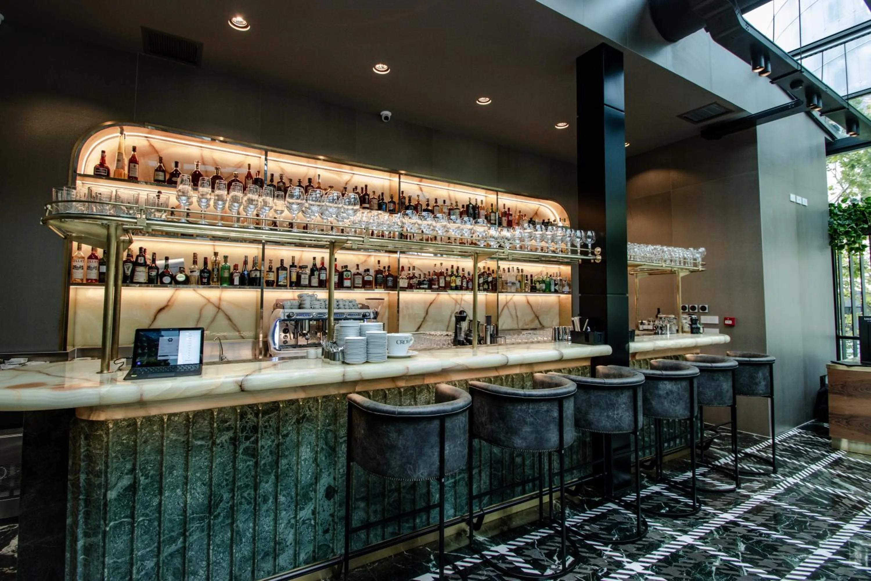 Lounge or bar in The Crown Boutique Hotel & SPA