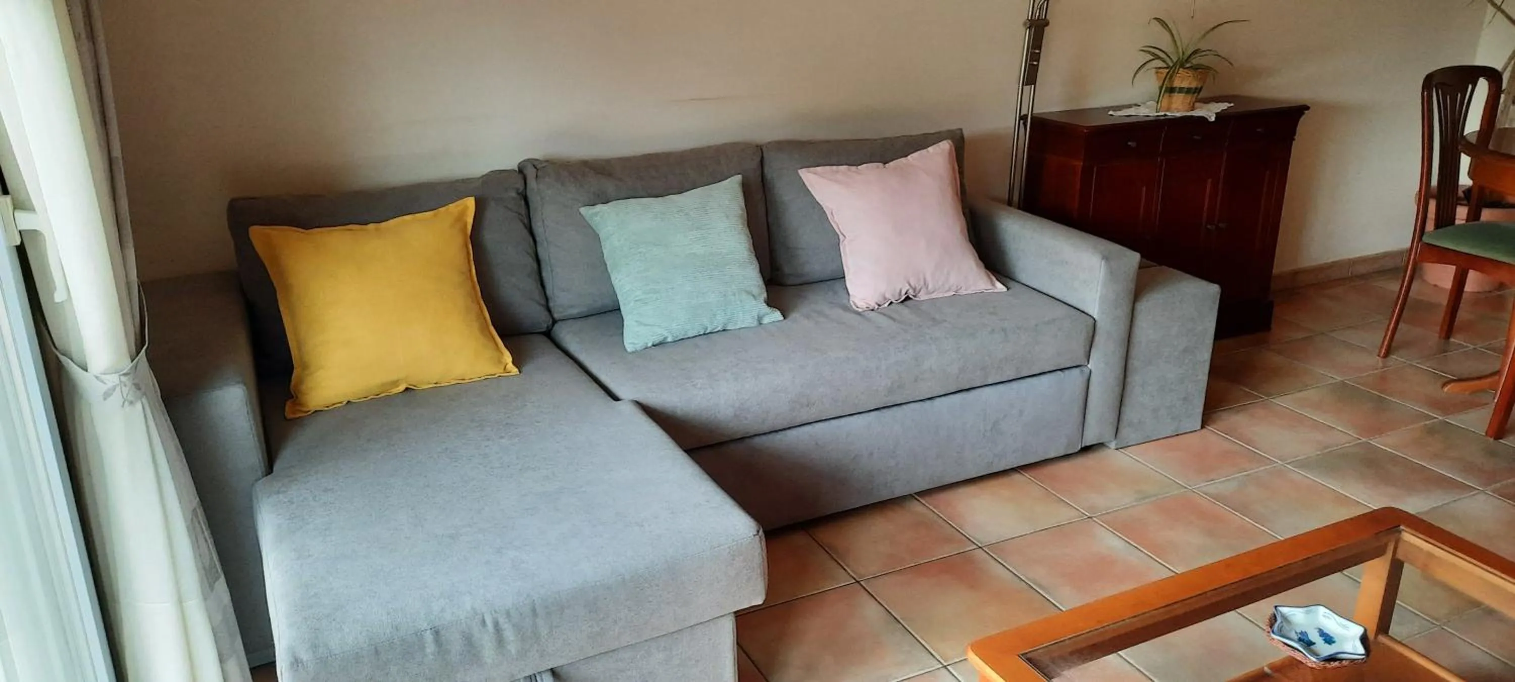 Seating area in Can Carbó