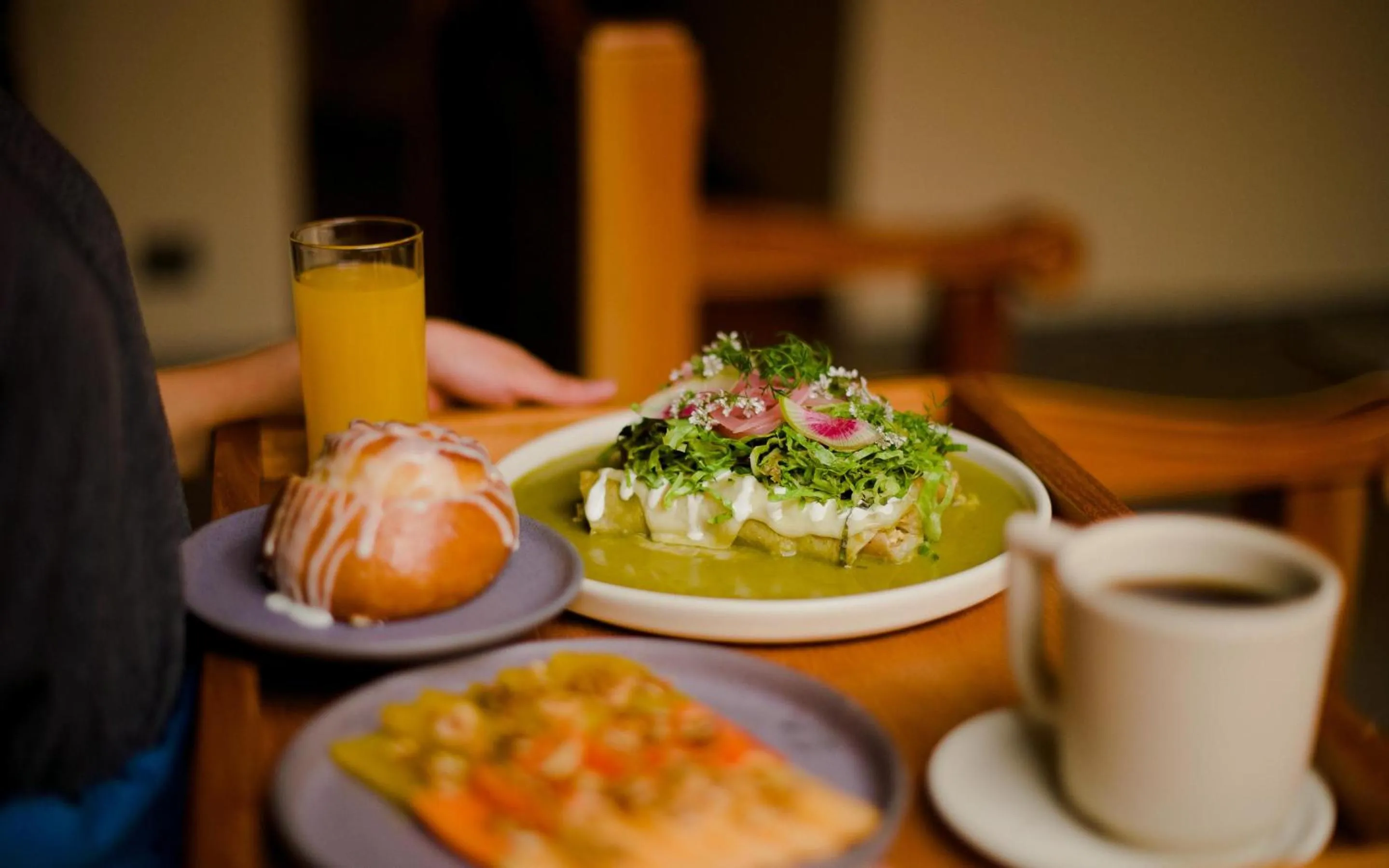 Breakfast in Casa Azulai Puebla Hotel Boutique