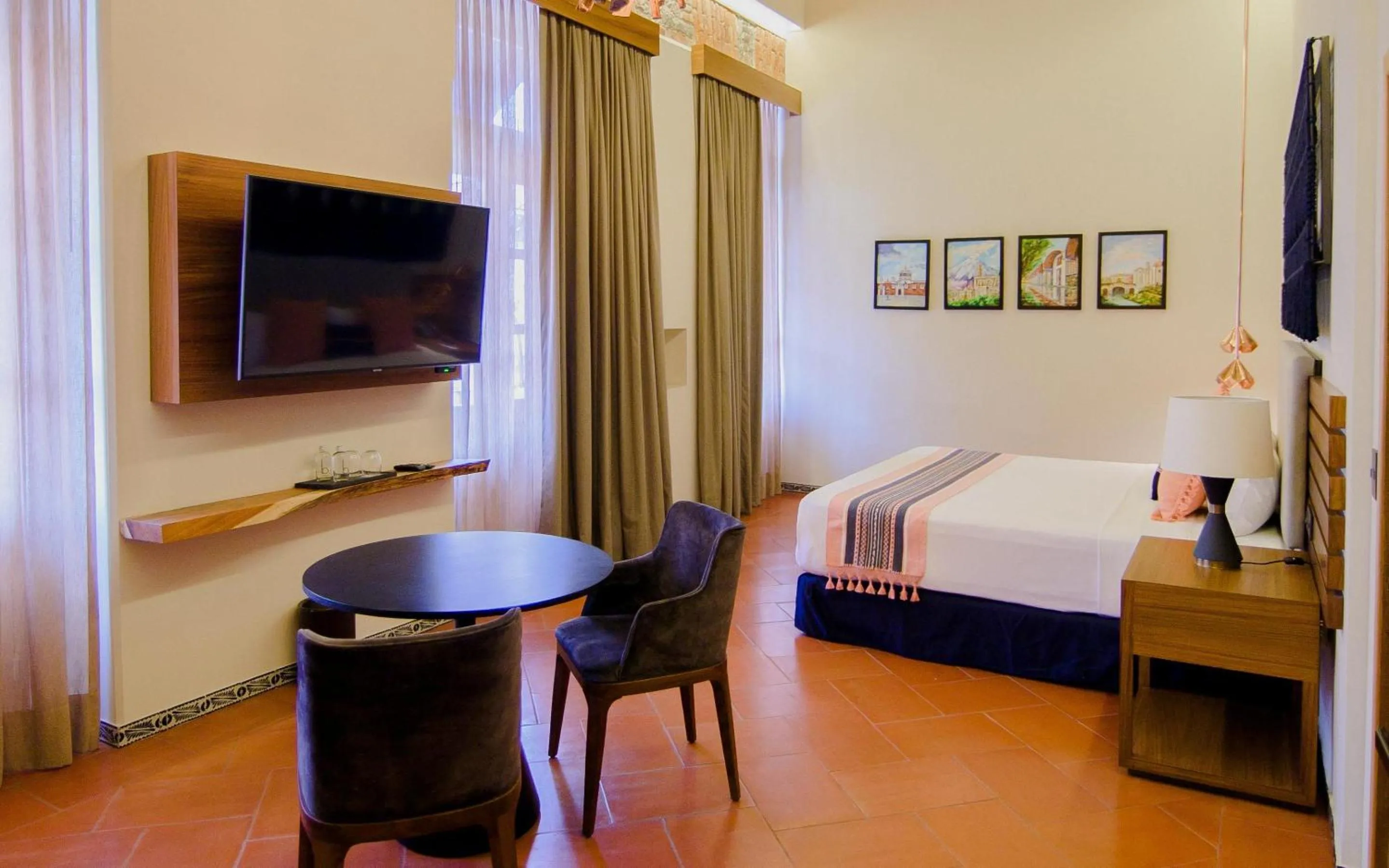 Bedroom, Bed in Casa Azulai Puebla Hotel Boutique