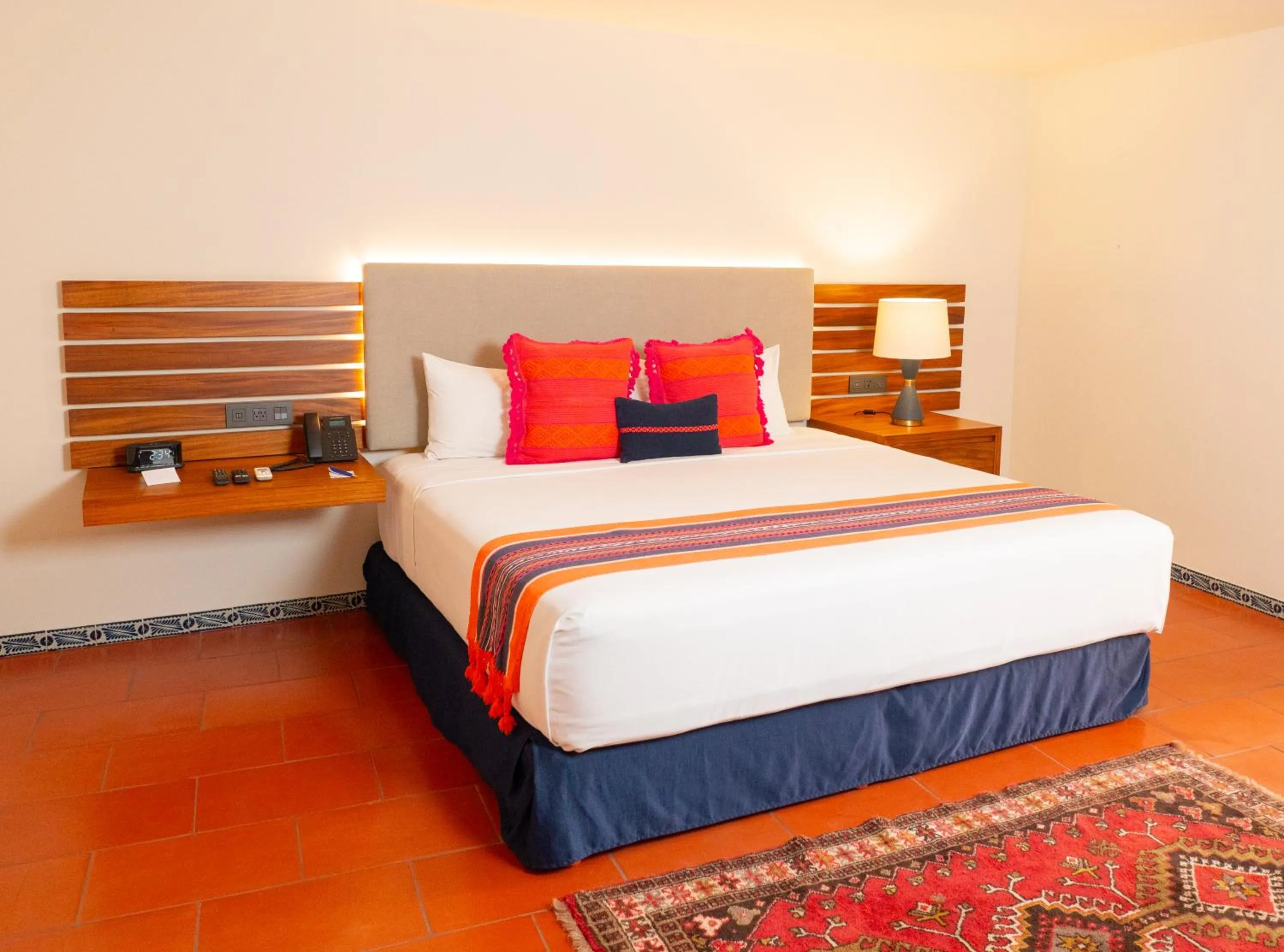 Bed in Casa Azulai Puebla Hotel Boutique