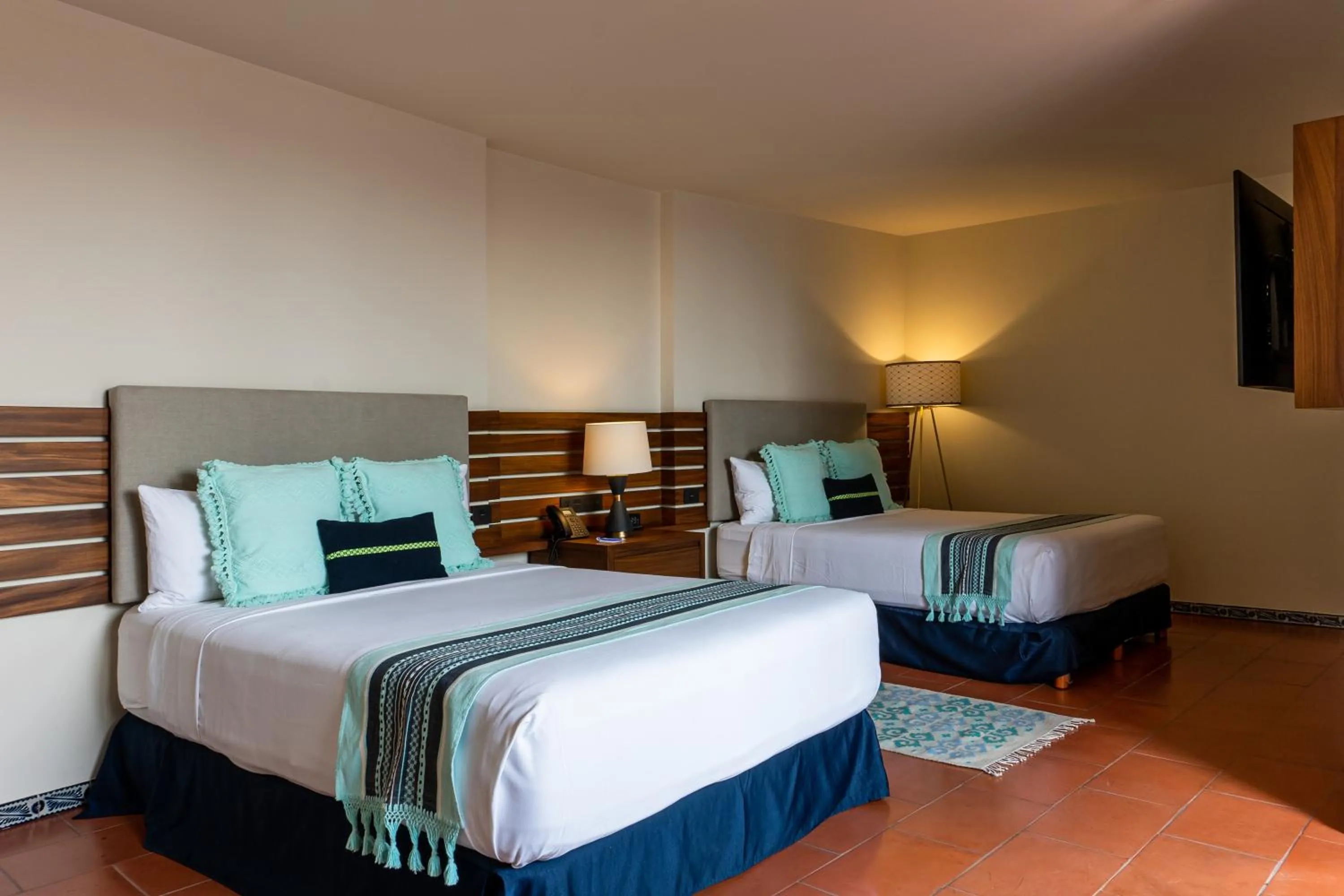 Bed in Casa Azulai Puebla Hotel Boutique