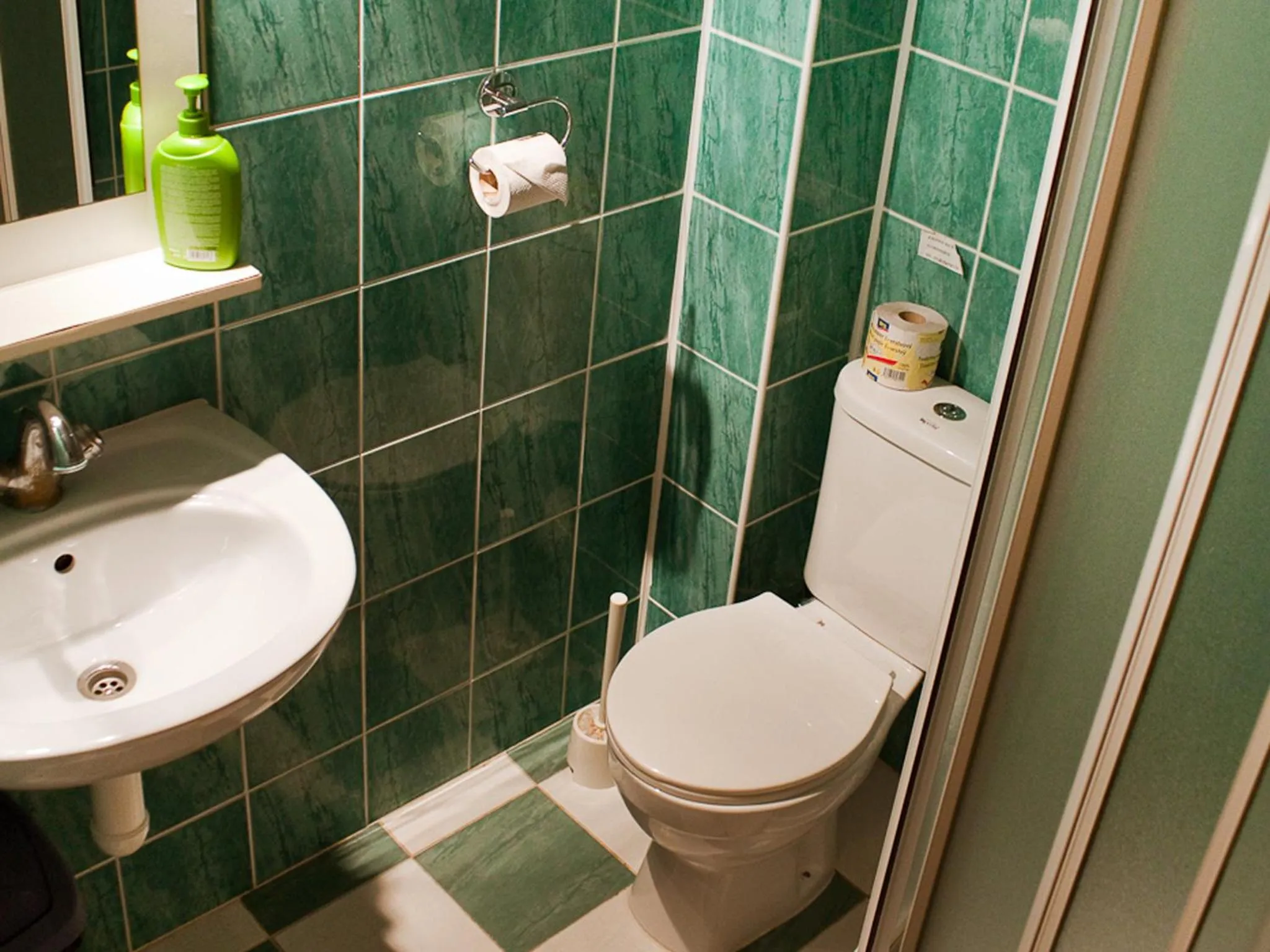 Bathroom in Pension Europa