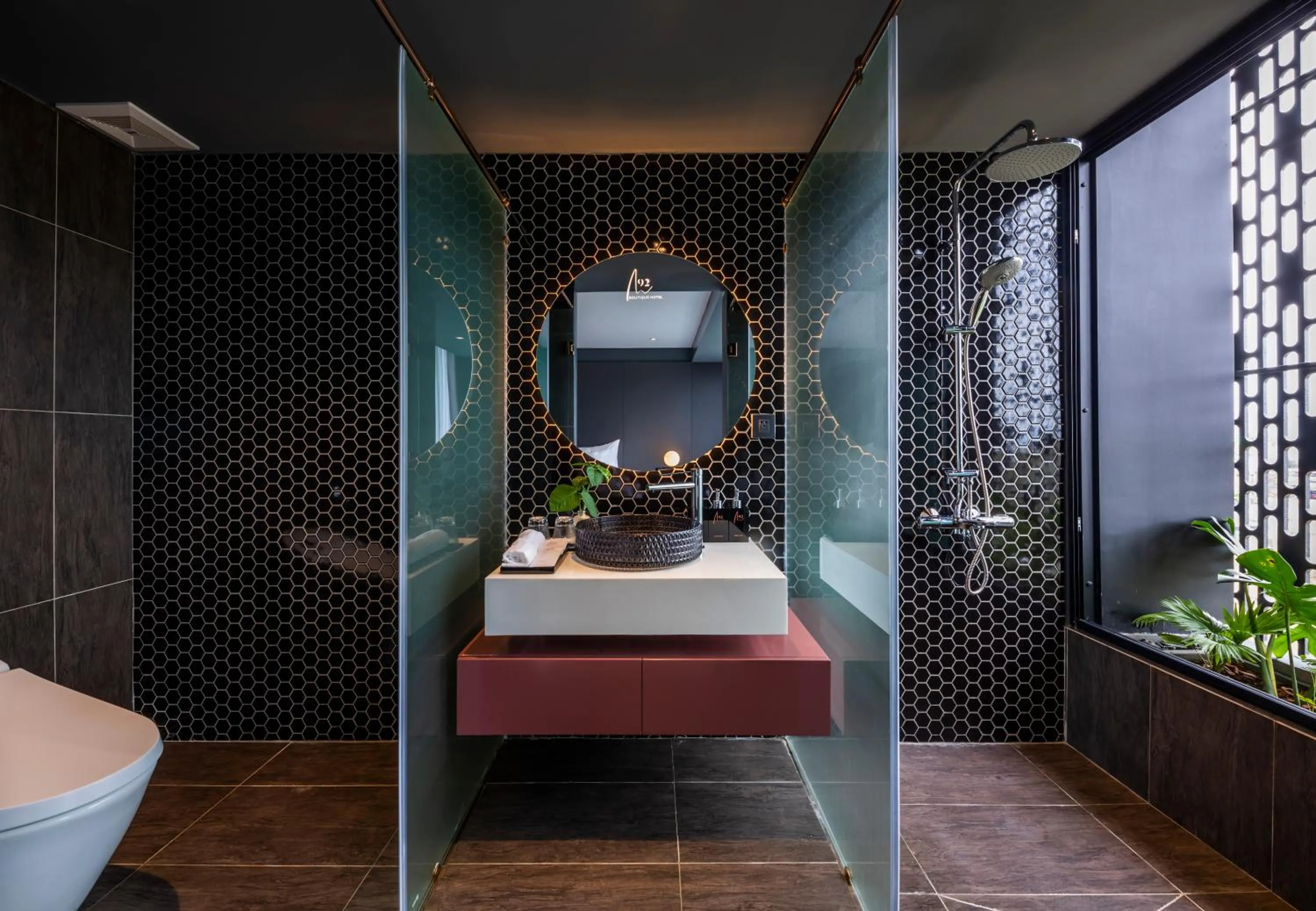 Bathroom in M92 Boutique Da Nang Beach Hotel