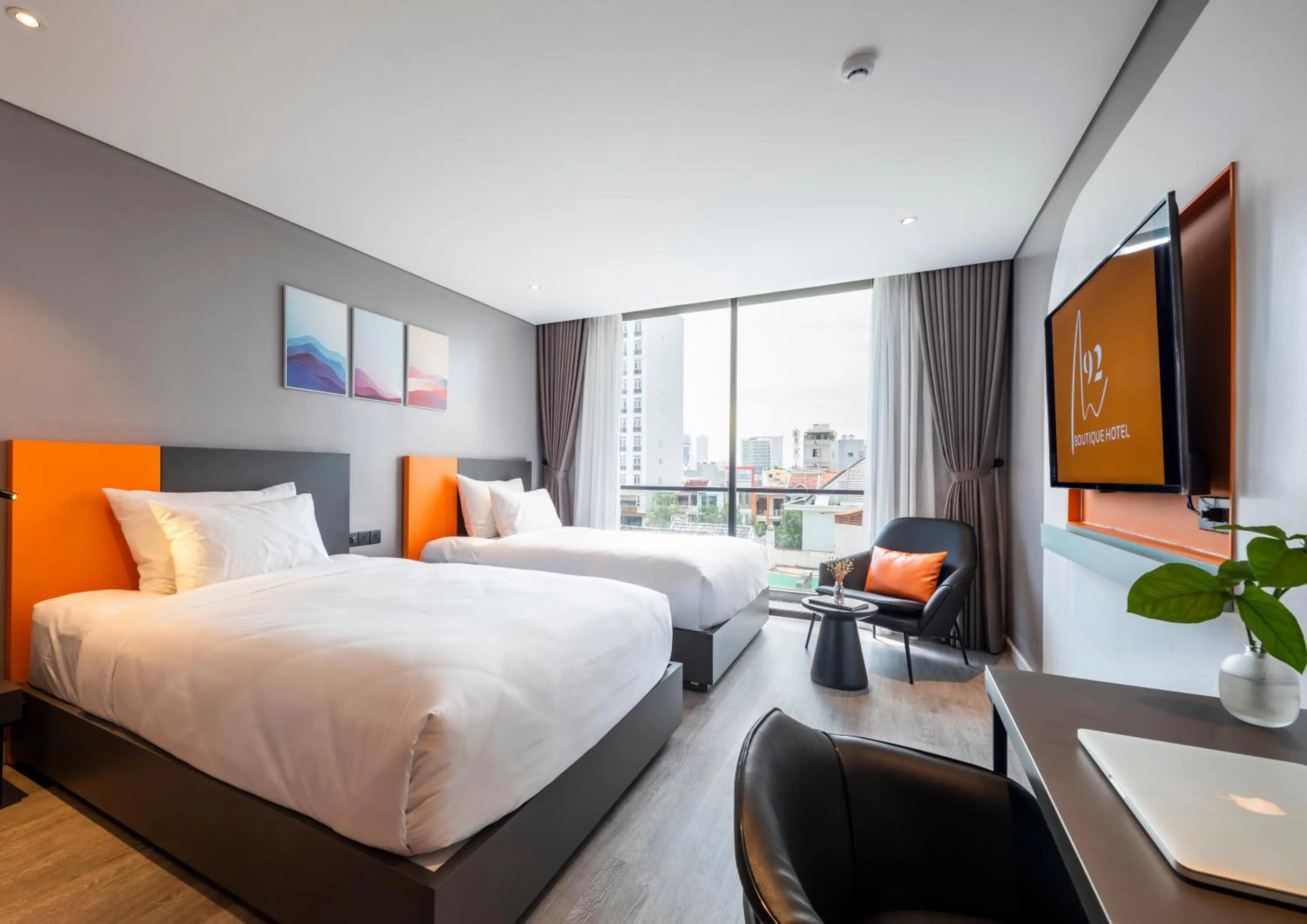 Bedroom, Bed in M92 Boutique Da Nang Beach Hotel