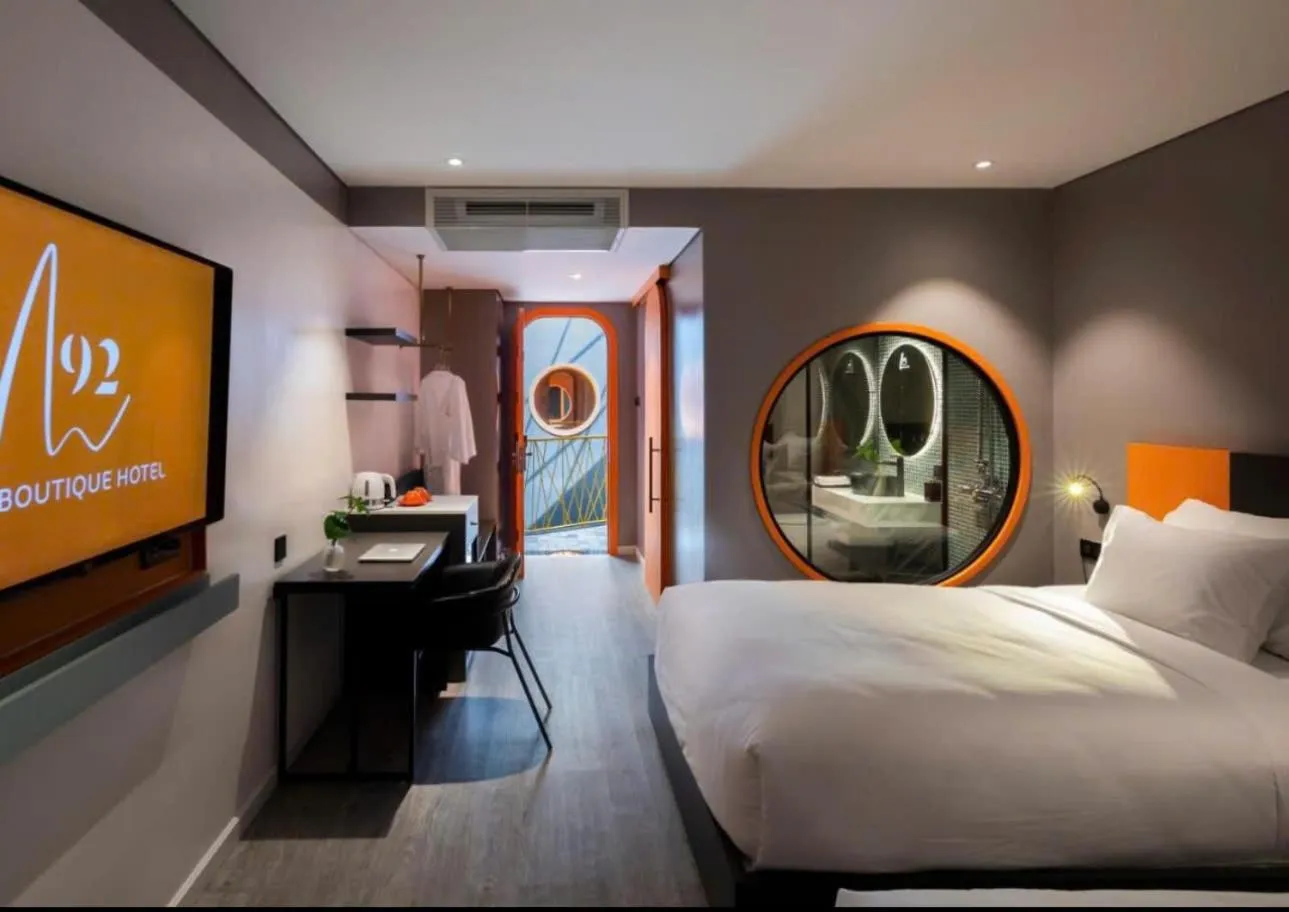 Property building, Bed in M92 Boutique Da Nang Beach Hotel