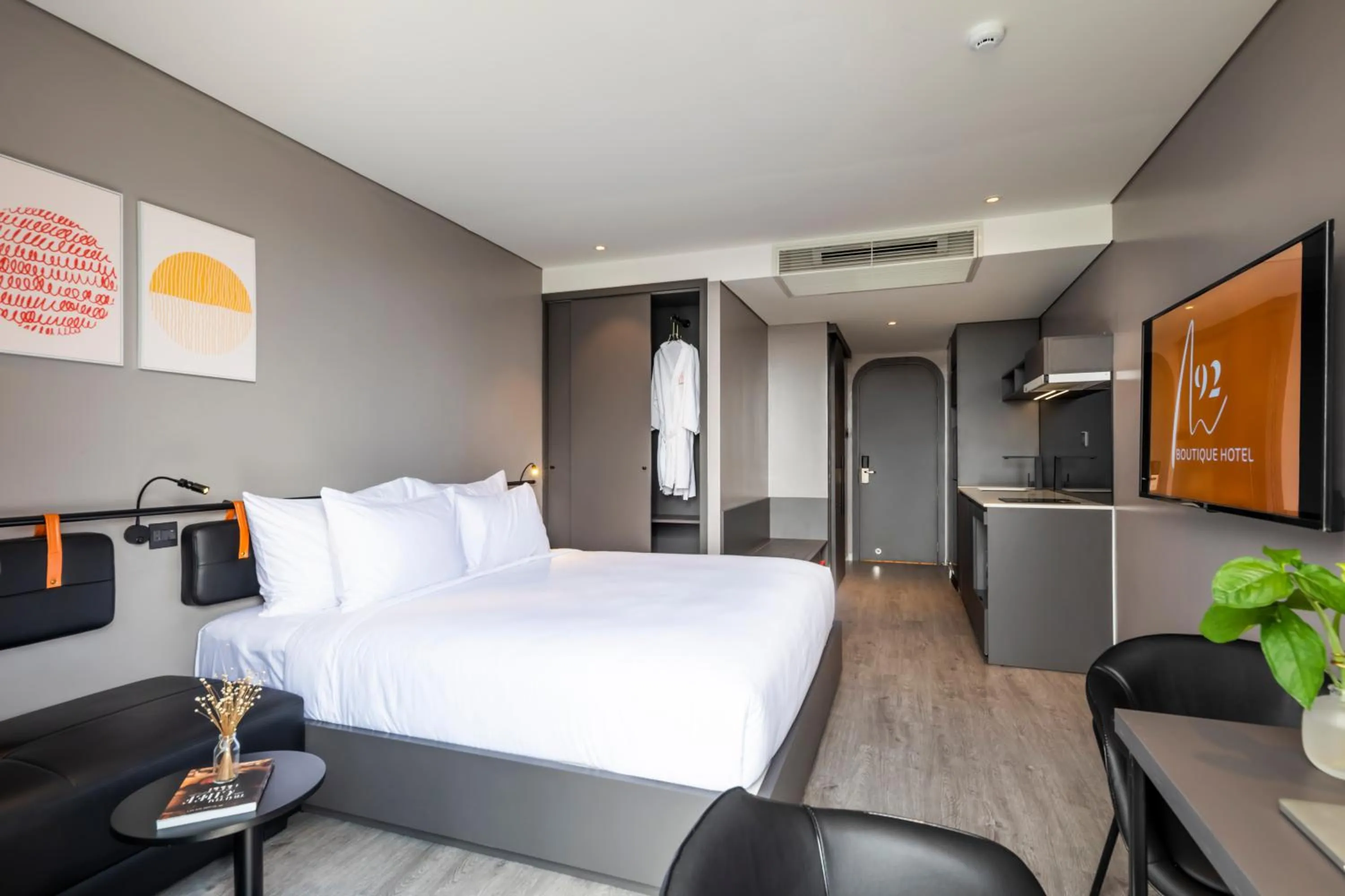 Photo of the whole room, Bed in M92 Boutique Da Nang Beach Hotel