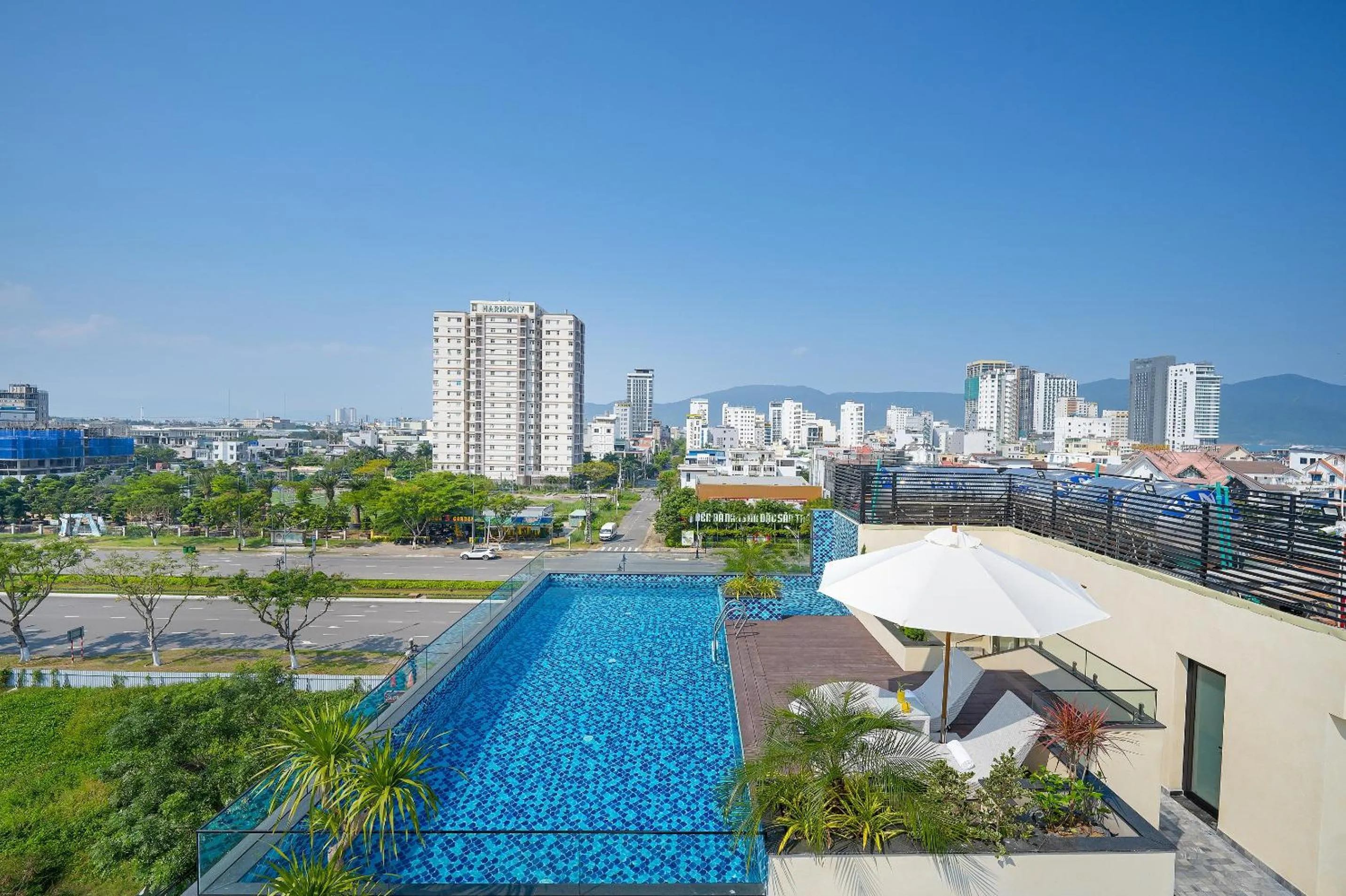 Pool view in M92 Boutique Da Nang Beach Hotel