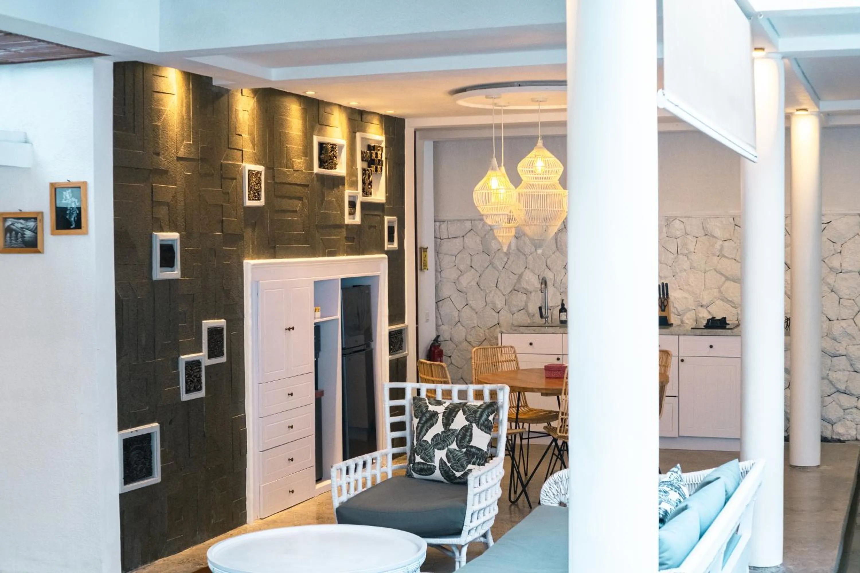 Kitchen or kitchenette in Calm Villa