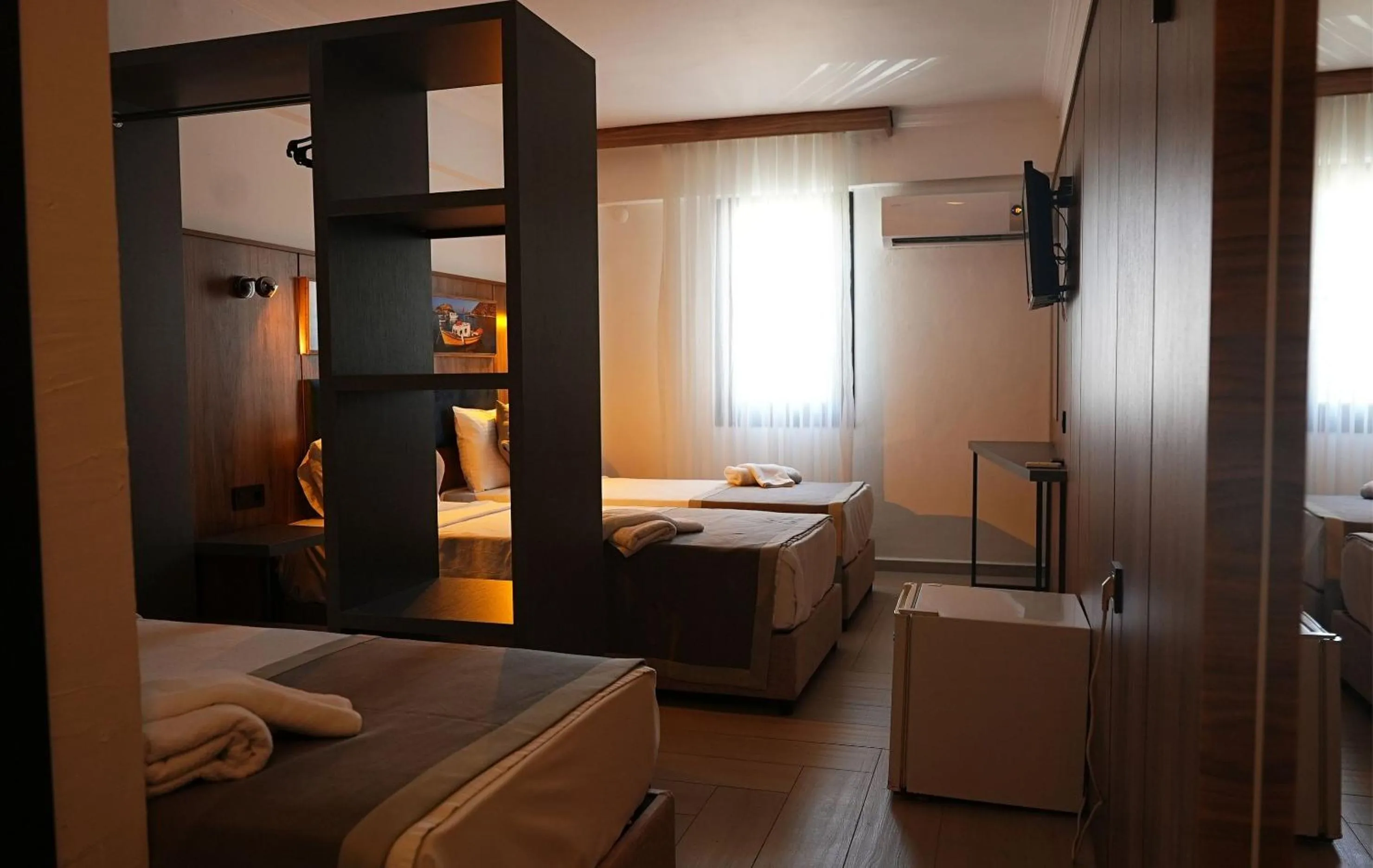 Bed in Smart City Suites Hotel Bodrum