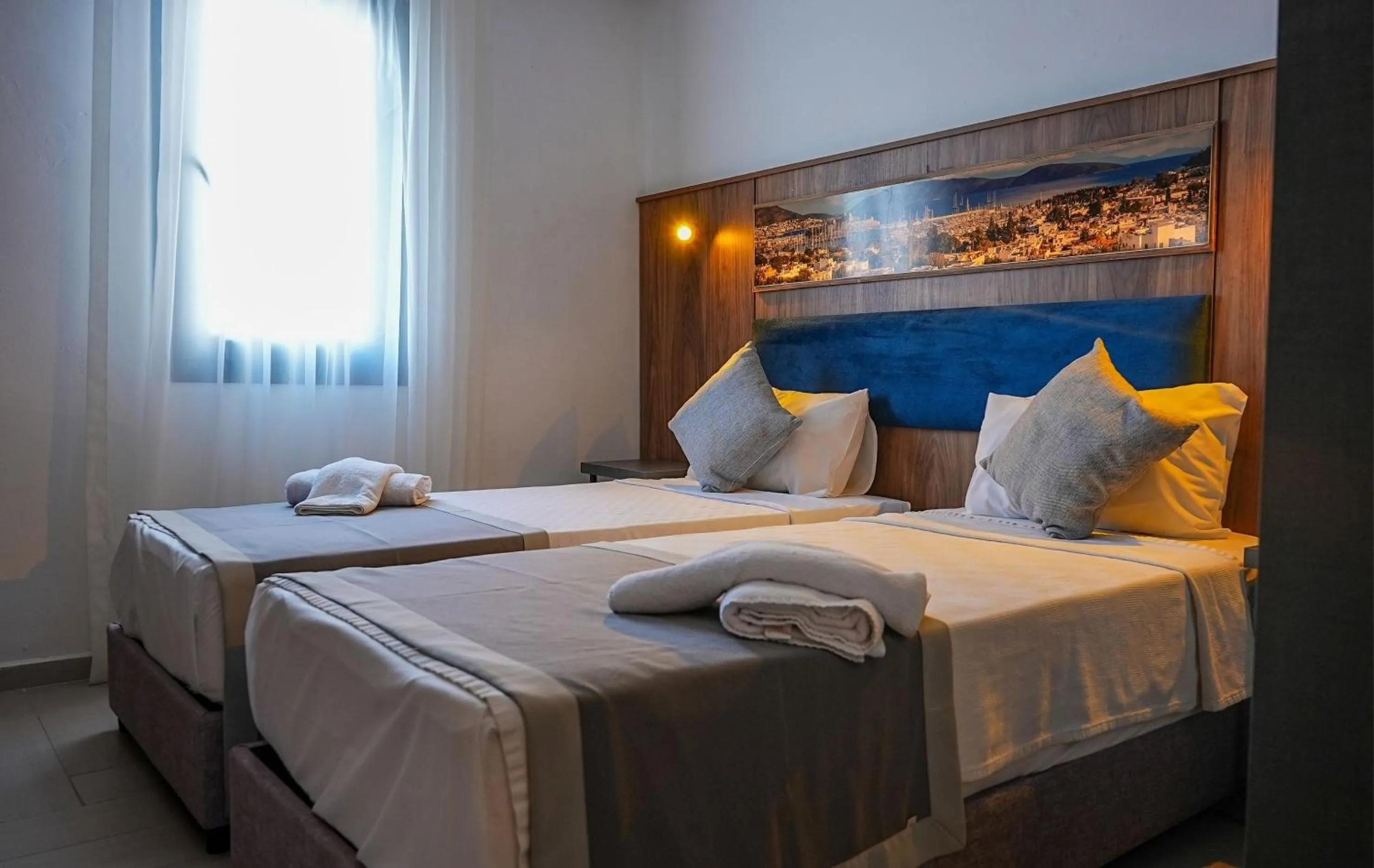 Bed in Smart City Suites Hotel Bodrum