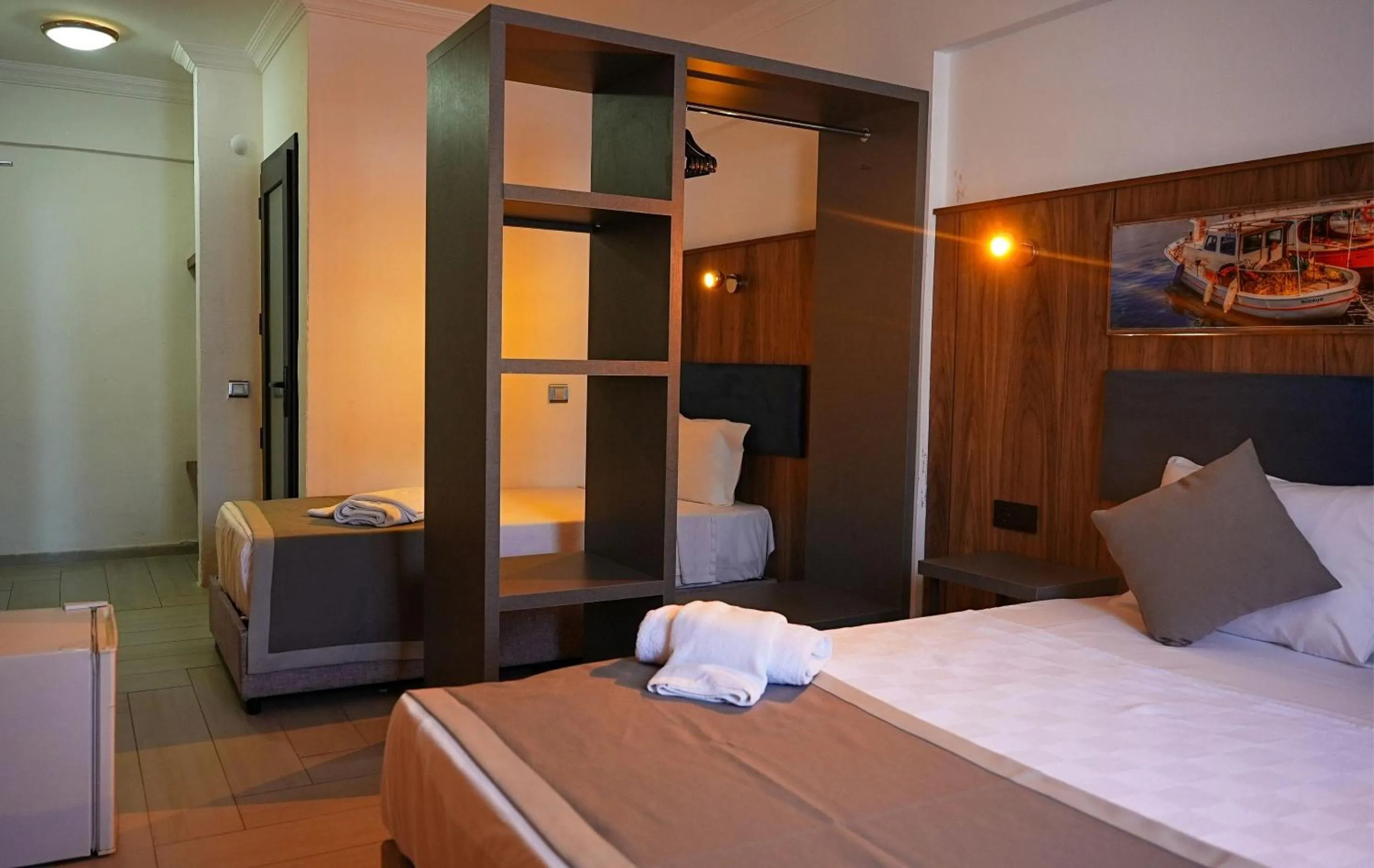 Bed in Smart City Suites Hotel Bodrum