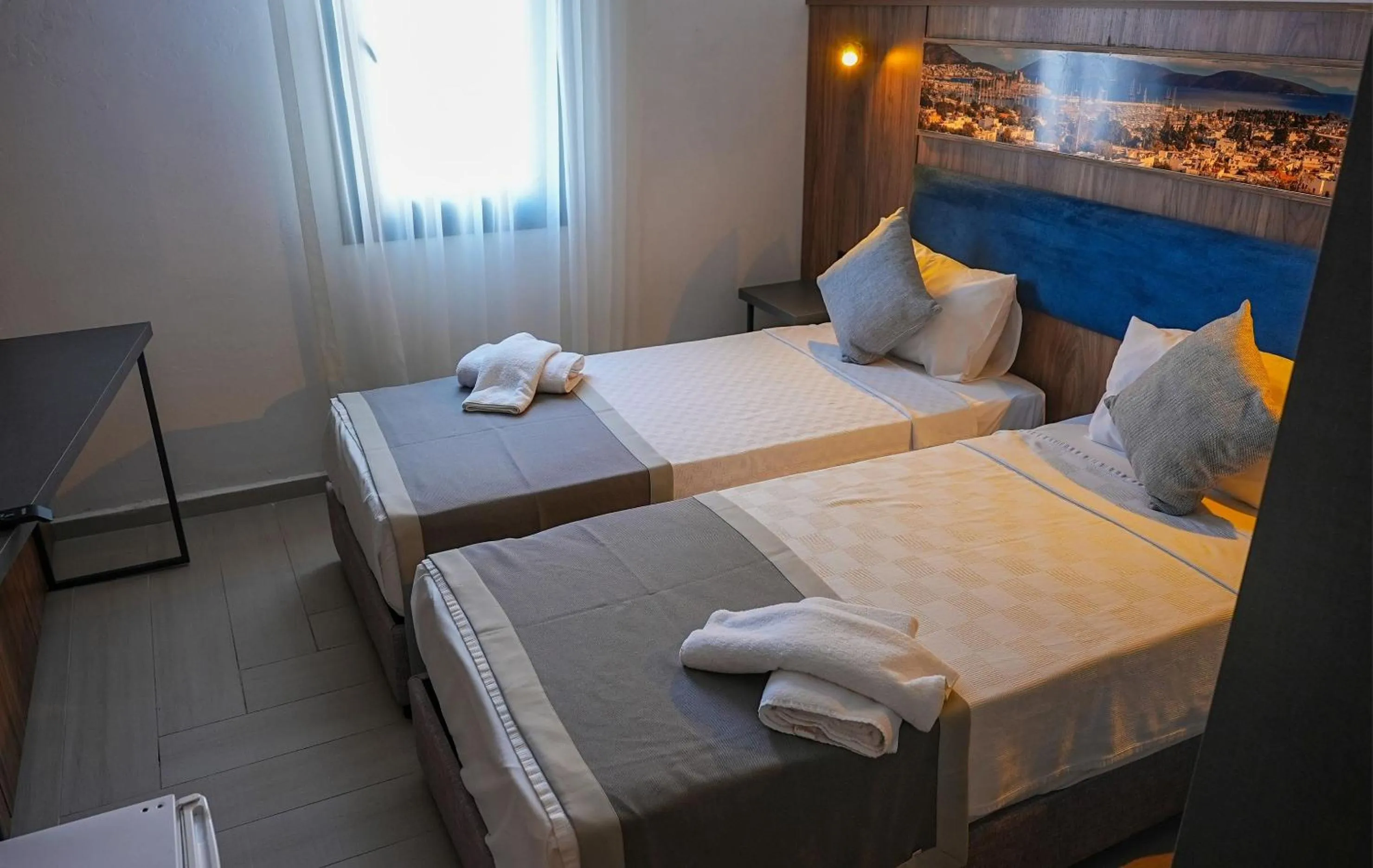 Bed in Smart City Suites Hotel Bodrum