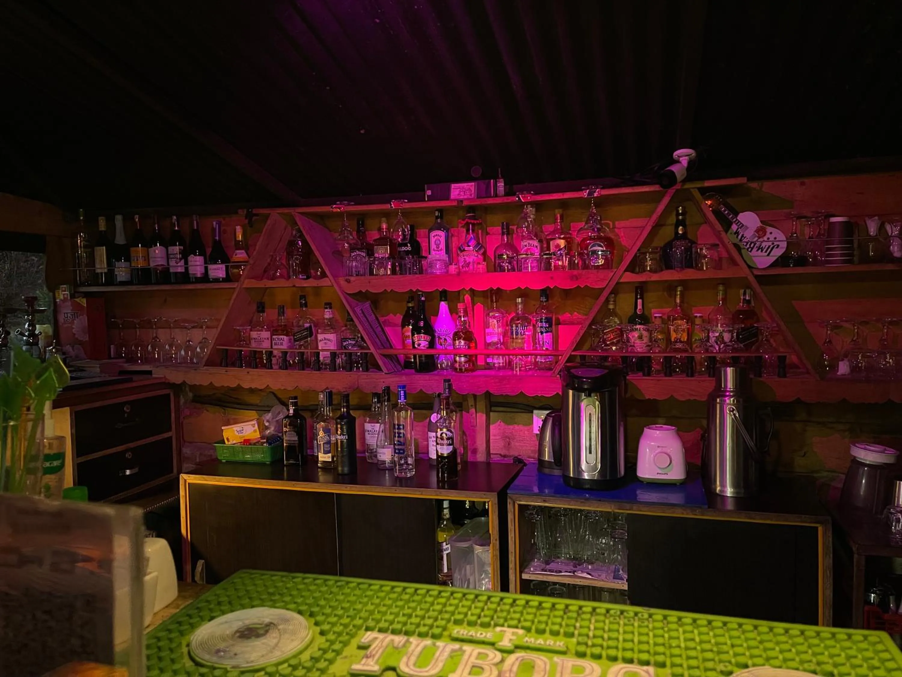 Lounge or bar in Bhanjyang Village Lodge