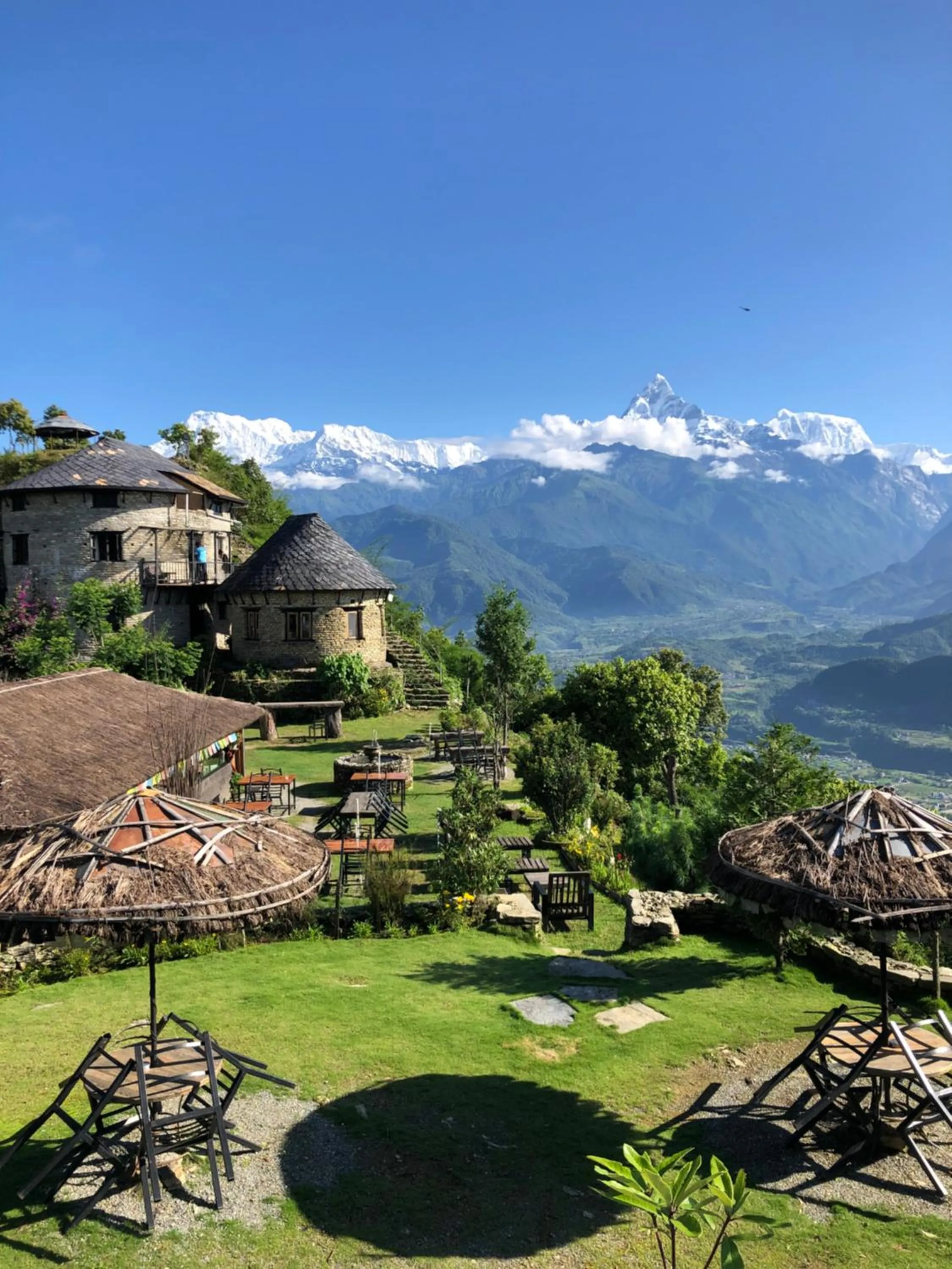 Property building in Bhanjyang Village Lodge