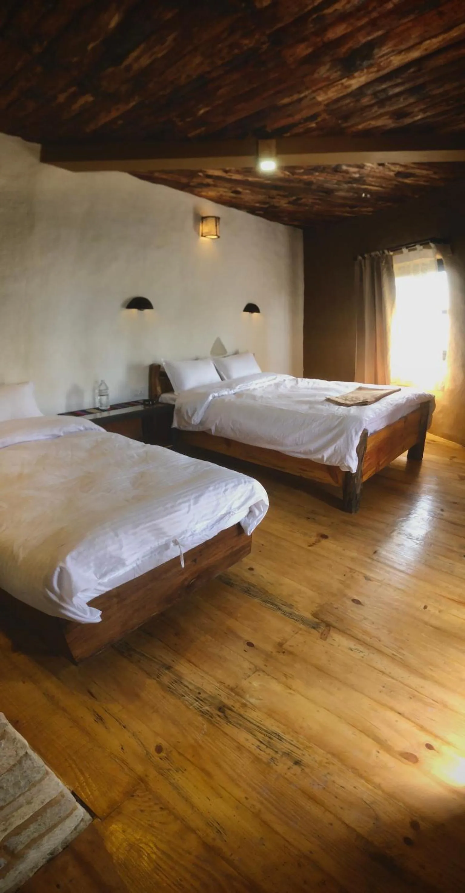 Bedroom, Bed in Bhanjyang Village Lodge