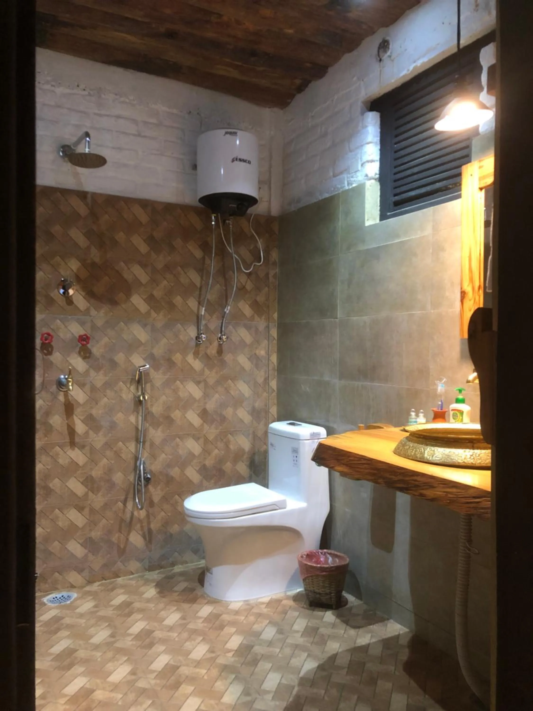 Toilet in Bhanjyang Village Lodge