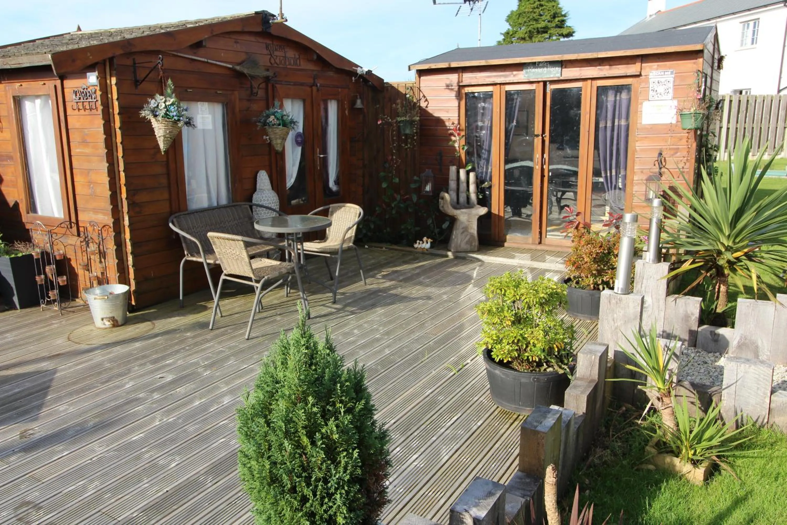 Patio in Melorne Farm Guest House