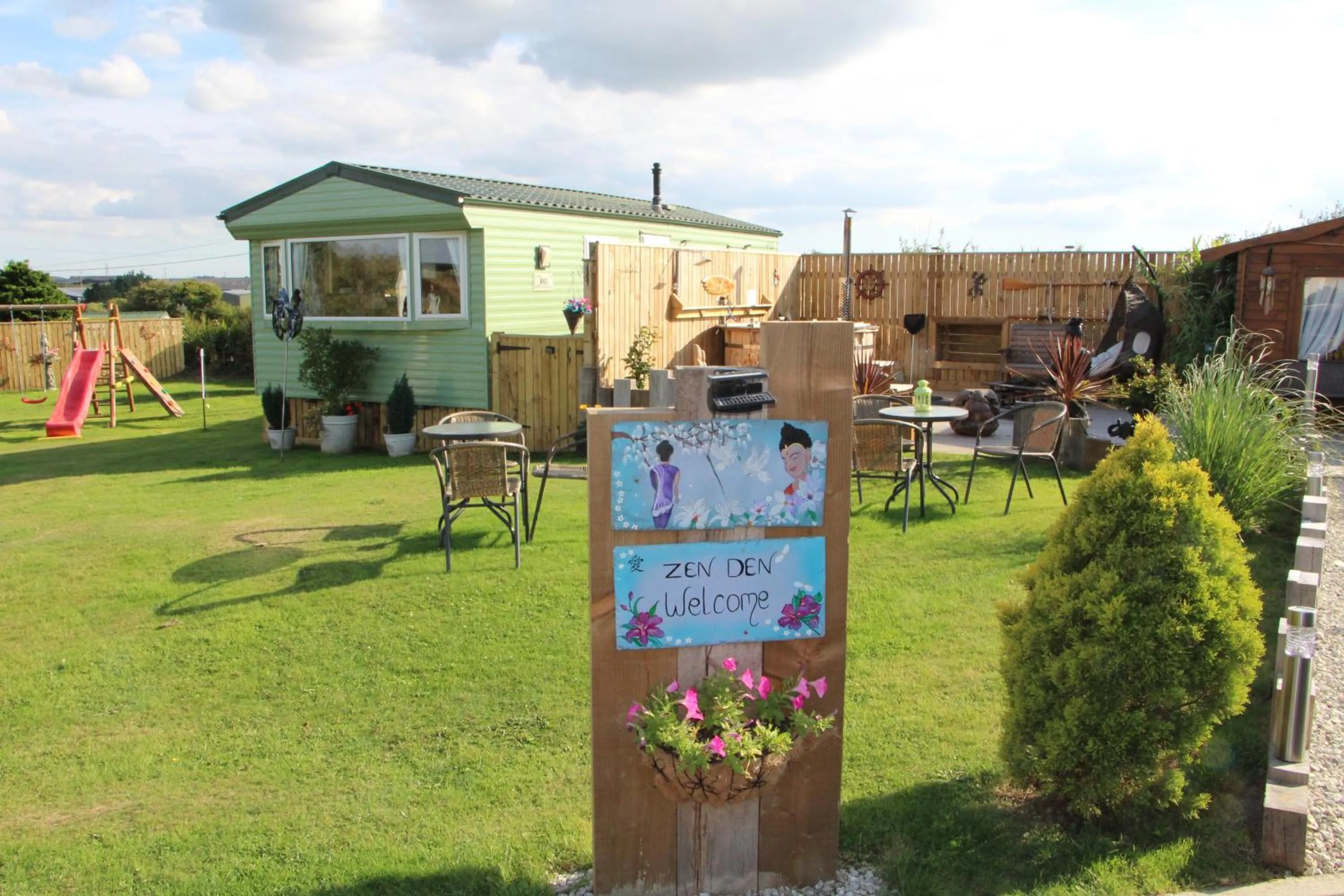 Garden view in Melorne Farm Guest House